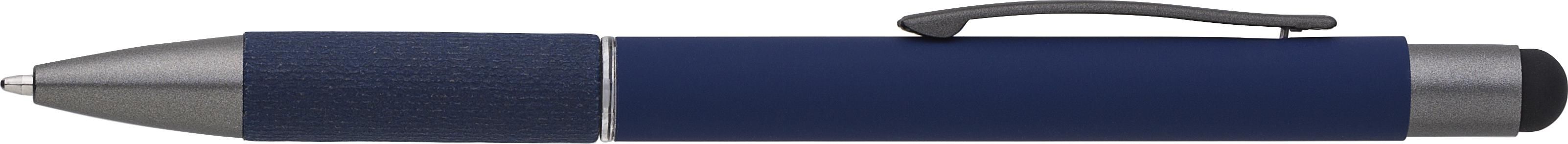 Balpen Jett | Aluminium | Stylus blauw, Blauwschrijvend