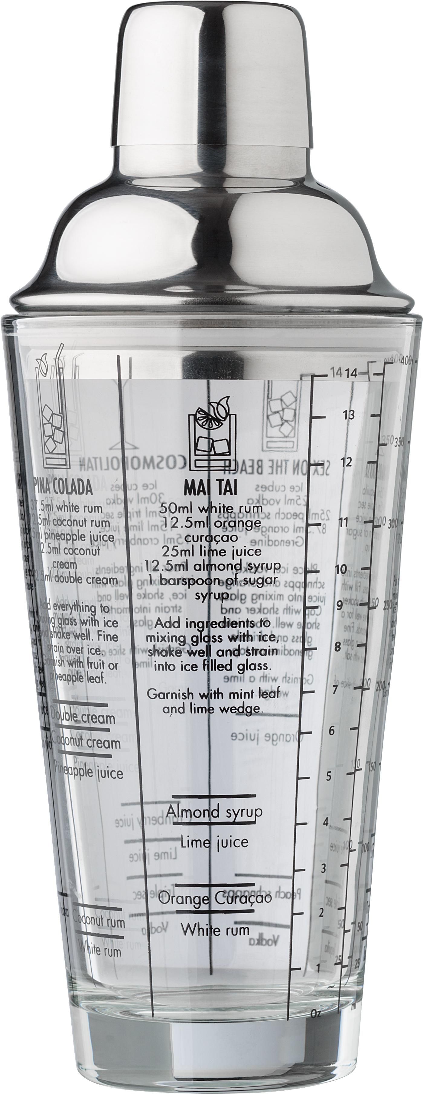 Cocktailshaker Adela | Glas | 400 ml neutraal