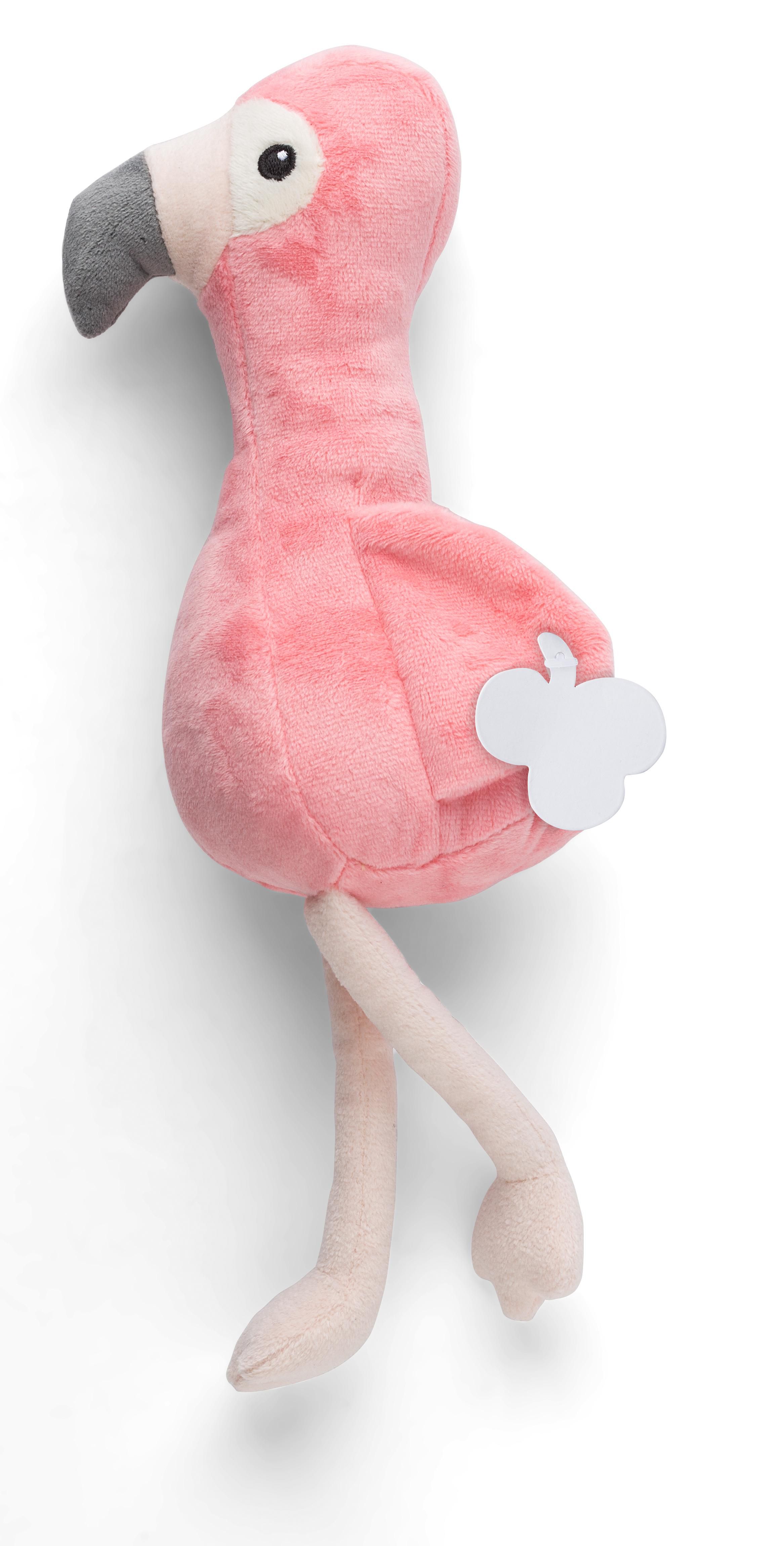 Pluchen flamingo Alicia | 18 cm thumbnail