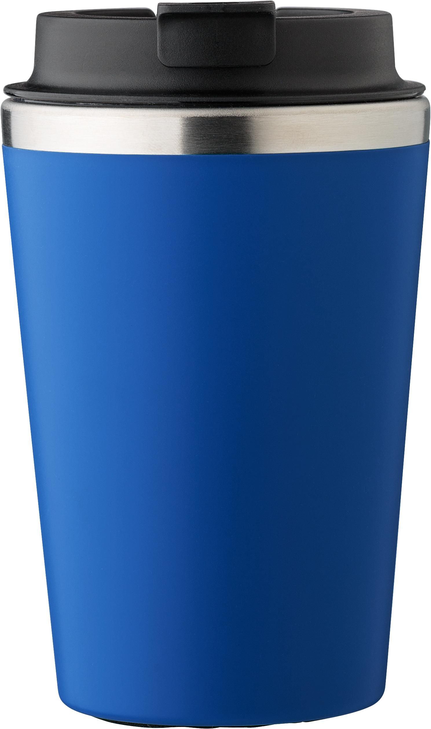 Dubbelwandige thermosbeker Shay | 350 ml kobaltblauw