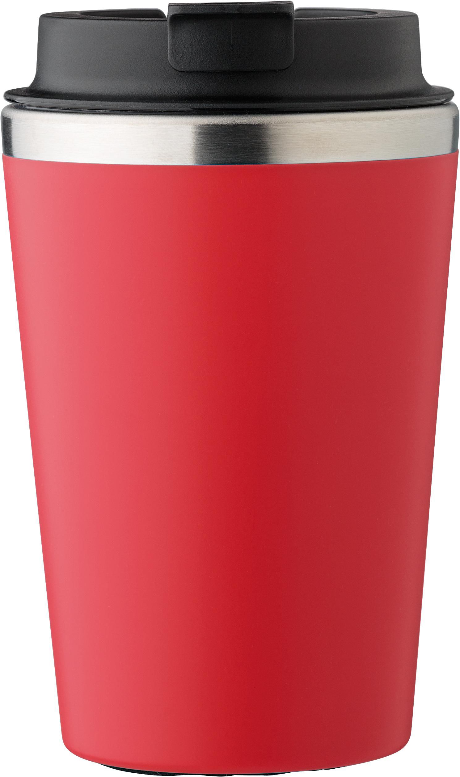 Dubbelwandige thermosbeker Shay | 350 ml rood