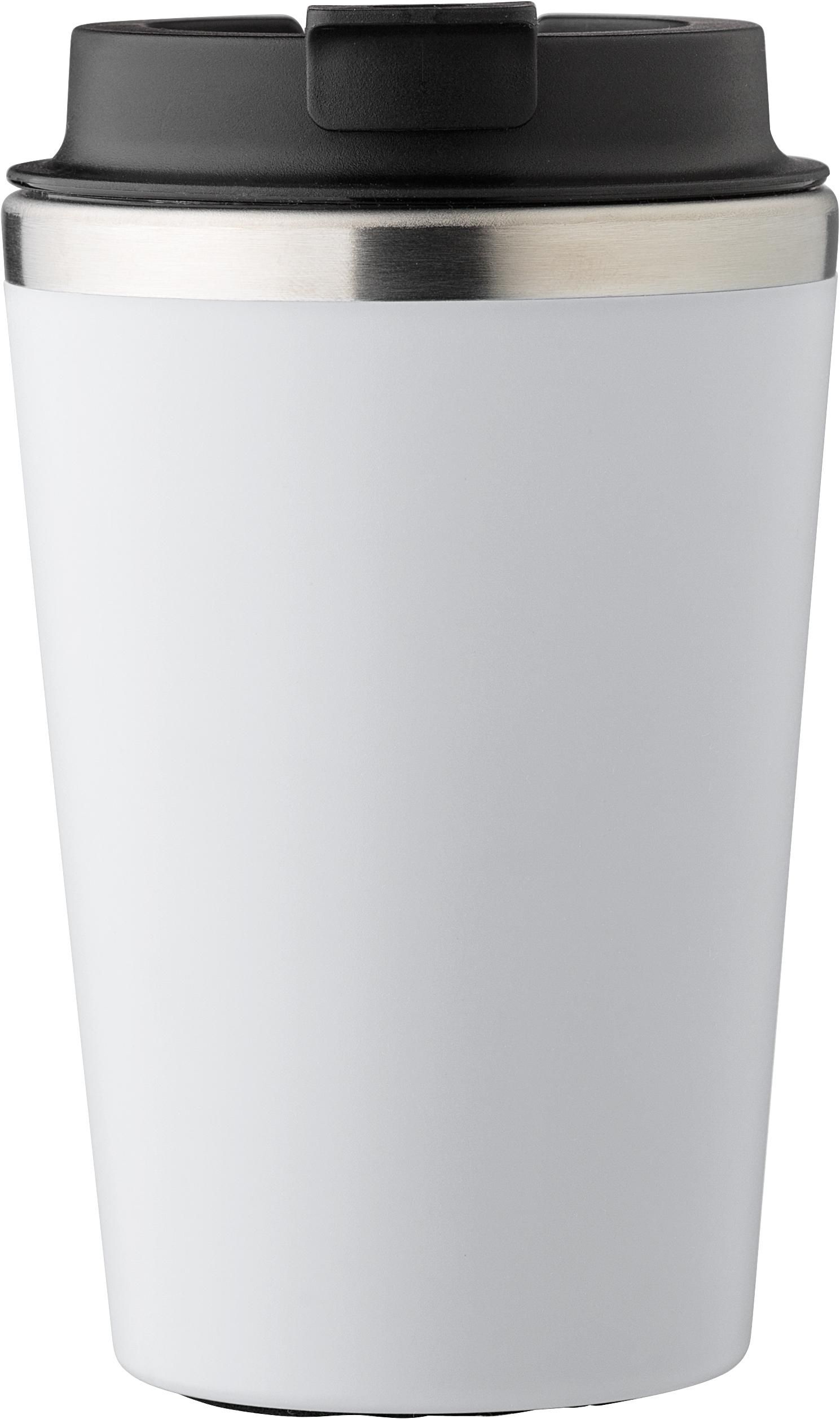 Dubbelwandige thermosbeker Shay | 350 ml wit
