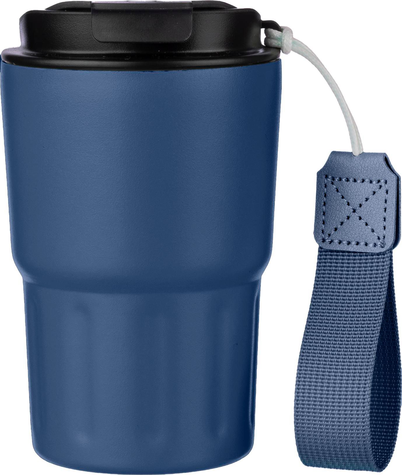 Dubbelwandige thermosbeker Louisa | 320 ml blauw