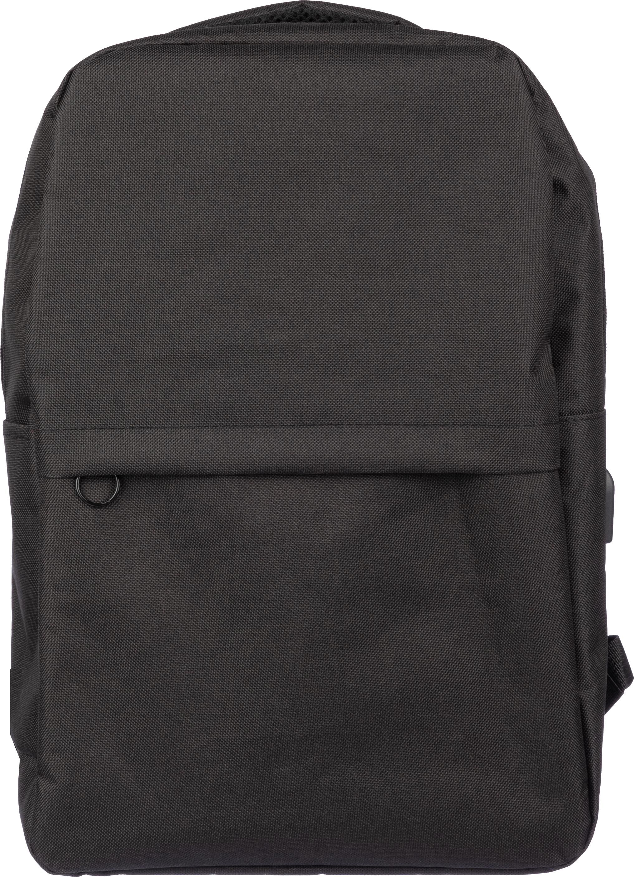 Laptoptas Henrik | USB-poort zwart