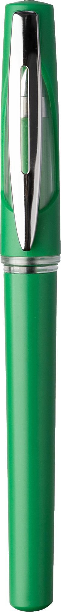 Gelpen Karin | Metalen clip groen, Zwartschrijvend