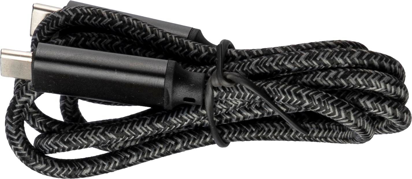 Oplaadkabel Gerd | Nylon | 100W zwart