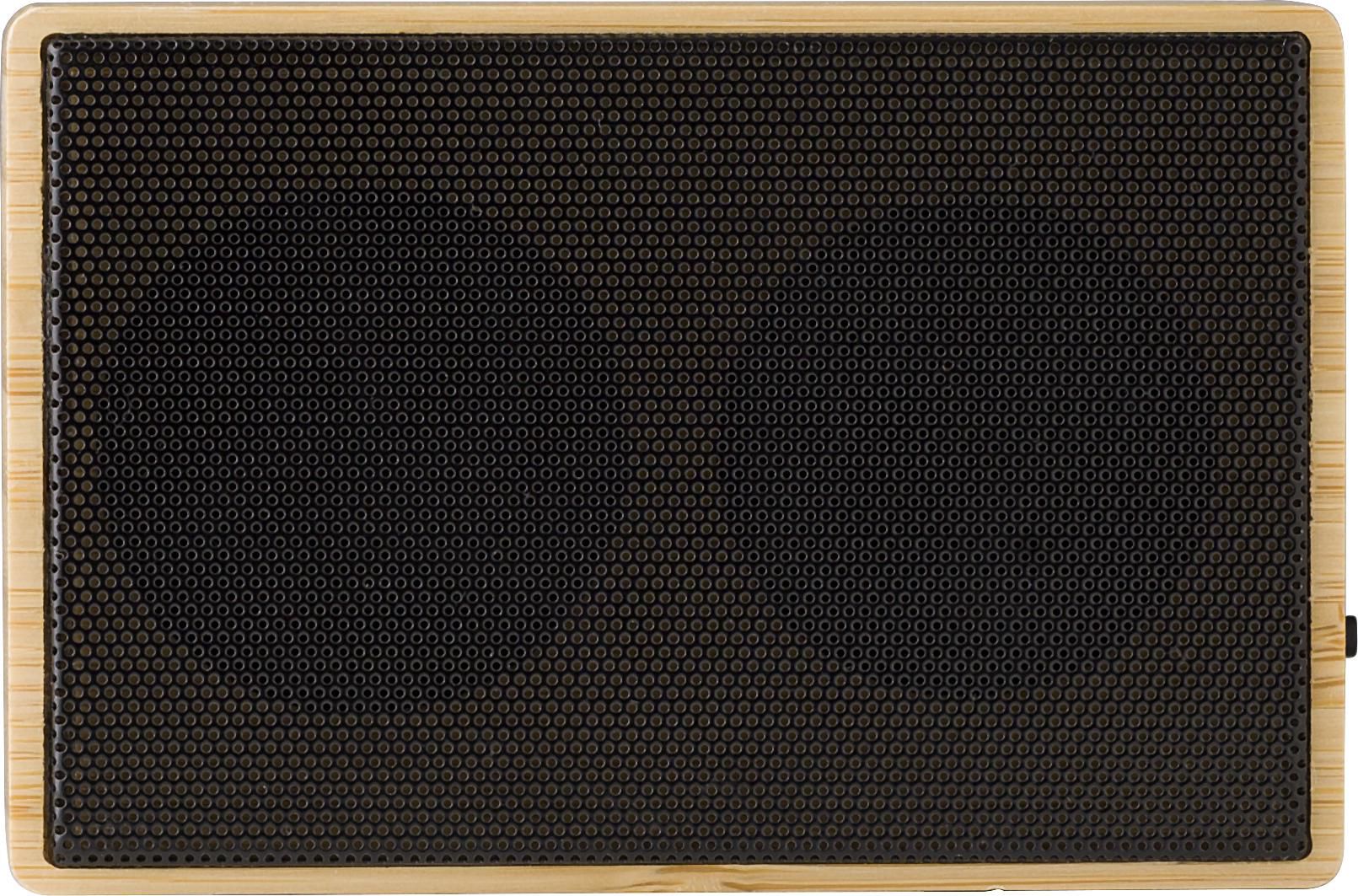 Draadloze speaker Fox | Bamboe | Solar bruin