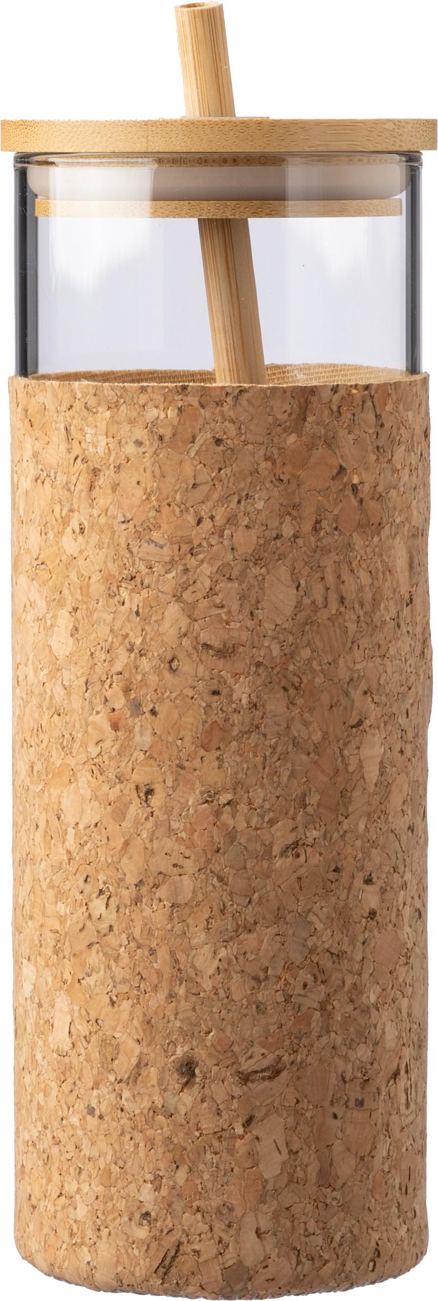 Glazen mok Marlies | 450 ml bruin