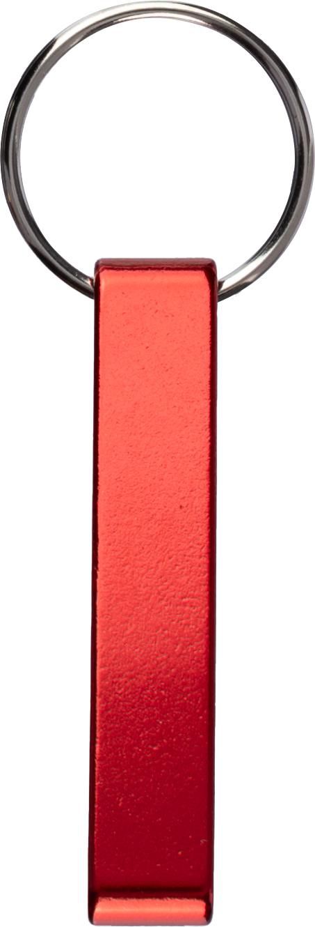 Sleutelhanger met flesopener Anneliese | Telefoonstandaard rood