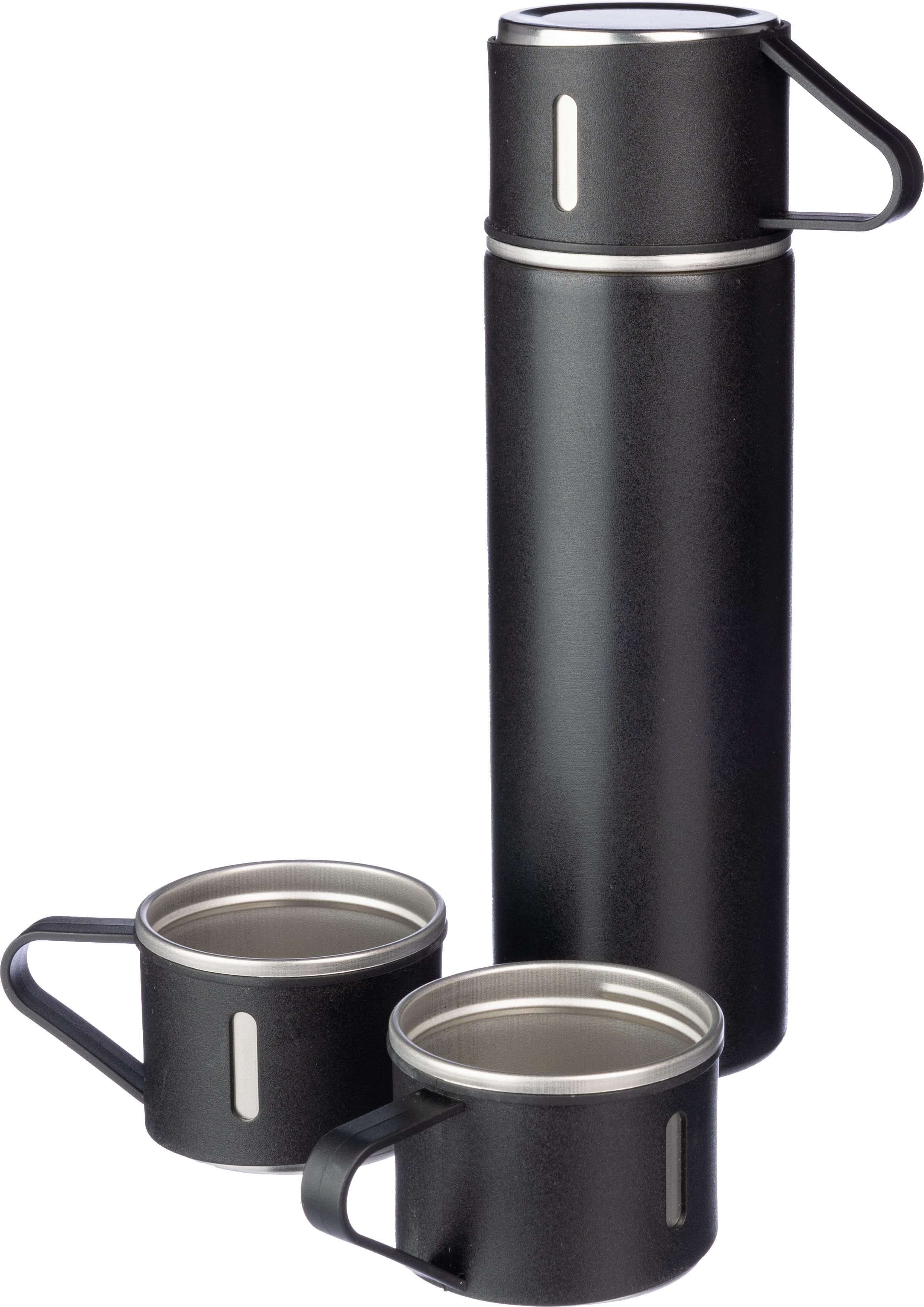 Thermosfles-set | Rvs | 420 ml + 2 bekers thumbnail