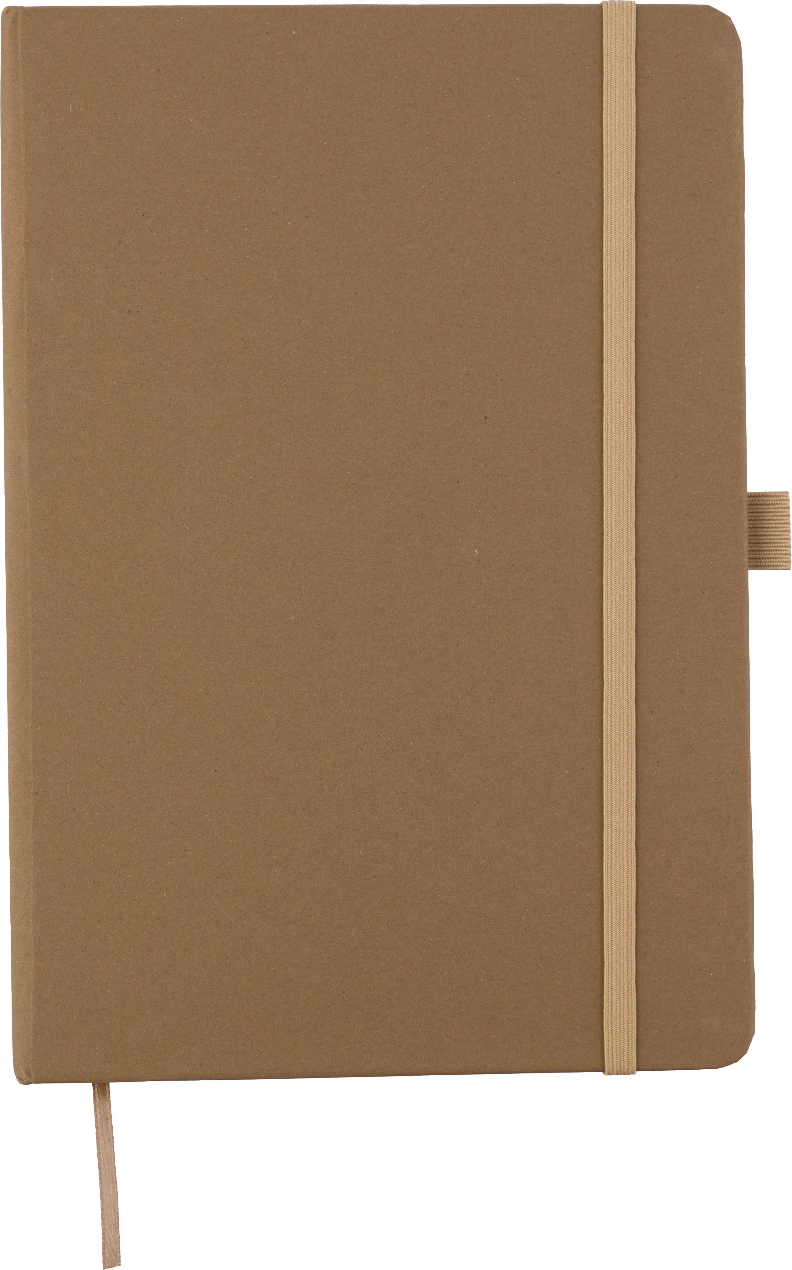 Notitieboek Gertrud | Bioafvalpapier | A5 | Gelijnd bruin
