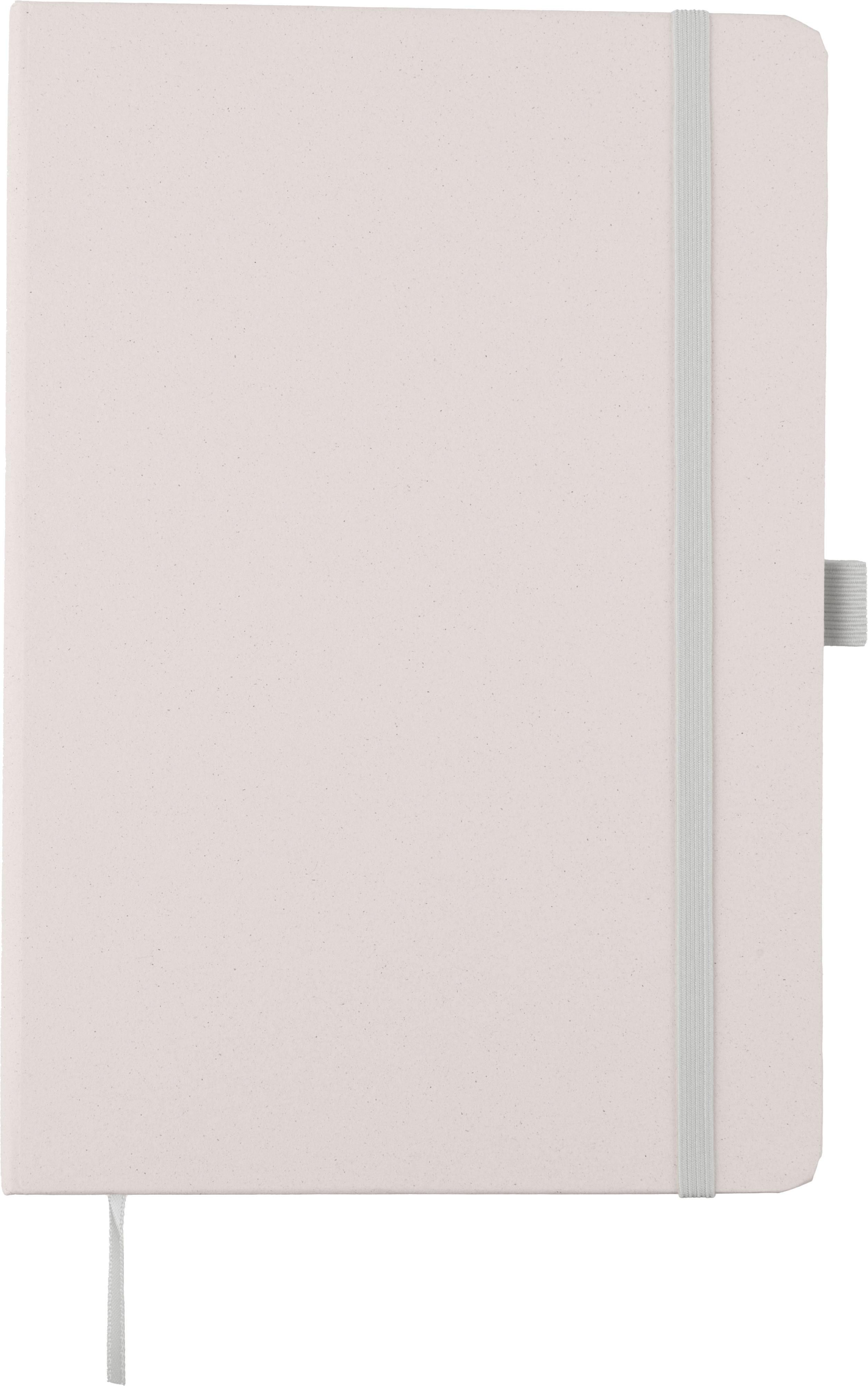 Notitieboek Gertrud | Bioafvalpapier | A5 | Gelijnd khaki (écru)