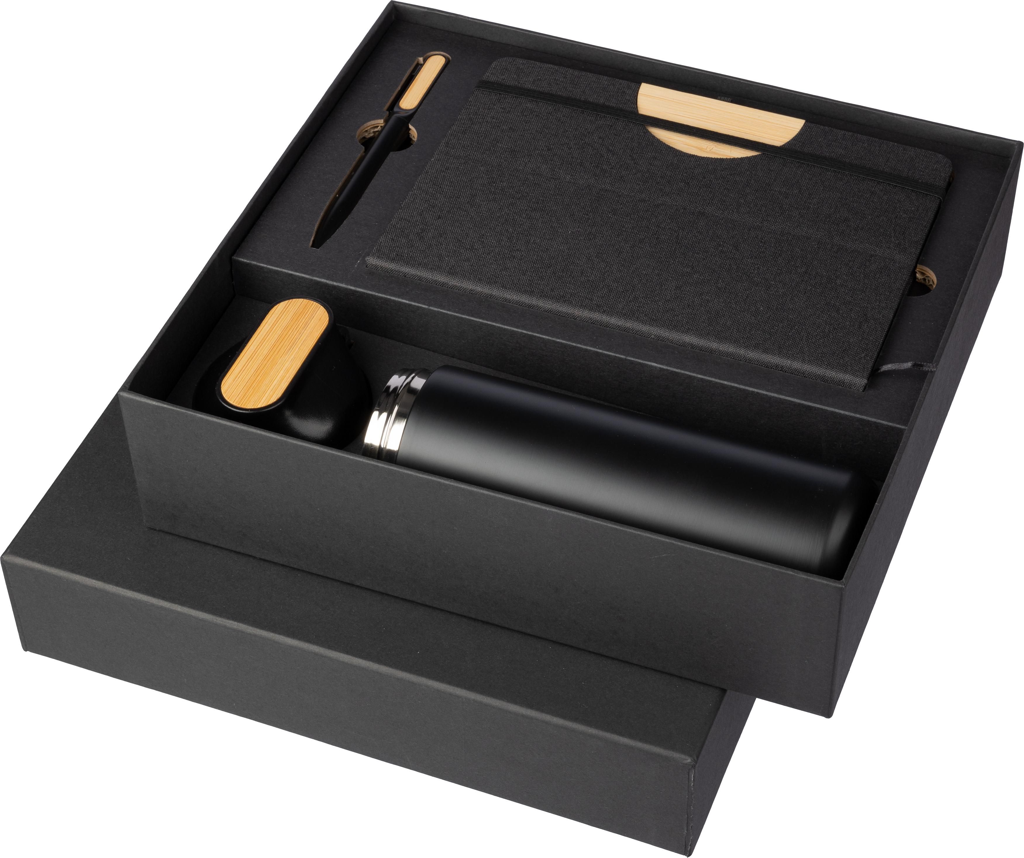 Cadeauset | Drinkfles, notitieboek en balpen thumbnail