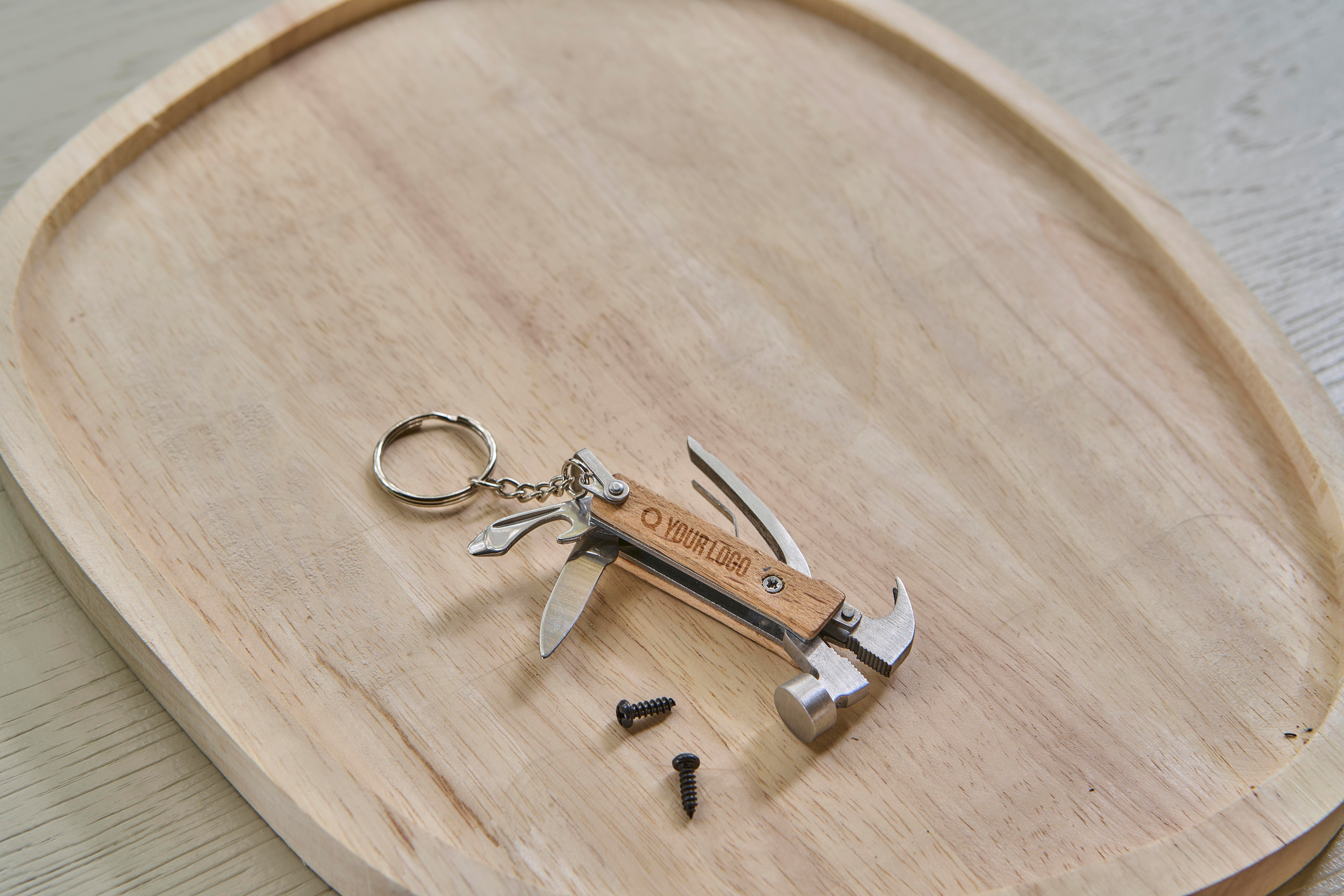 Sleutelhanger Heinrich | Bamboe | Multitool thumbnail