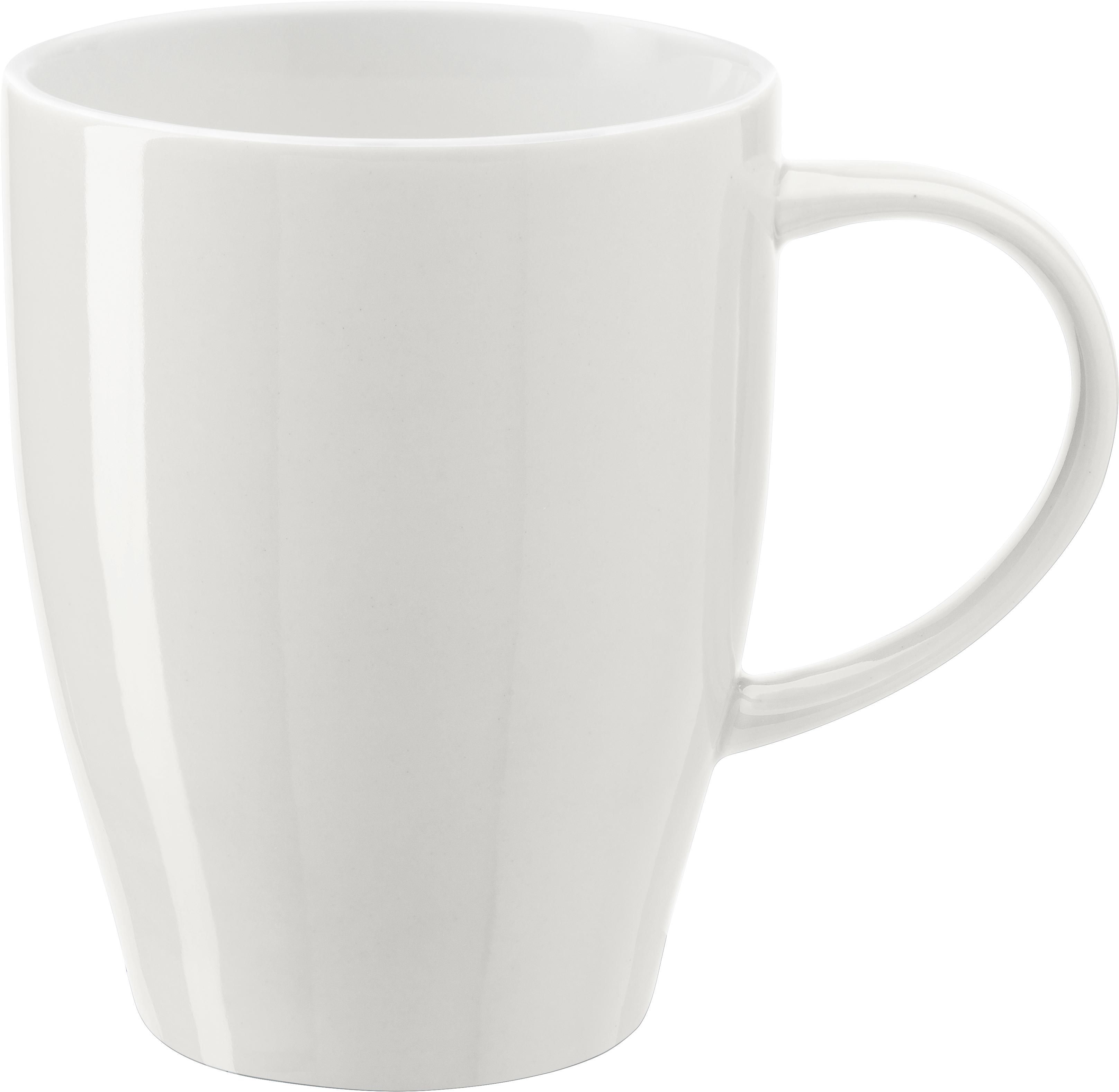 Mok Paula | Beenderporselein | Tweekleurig off white