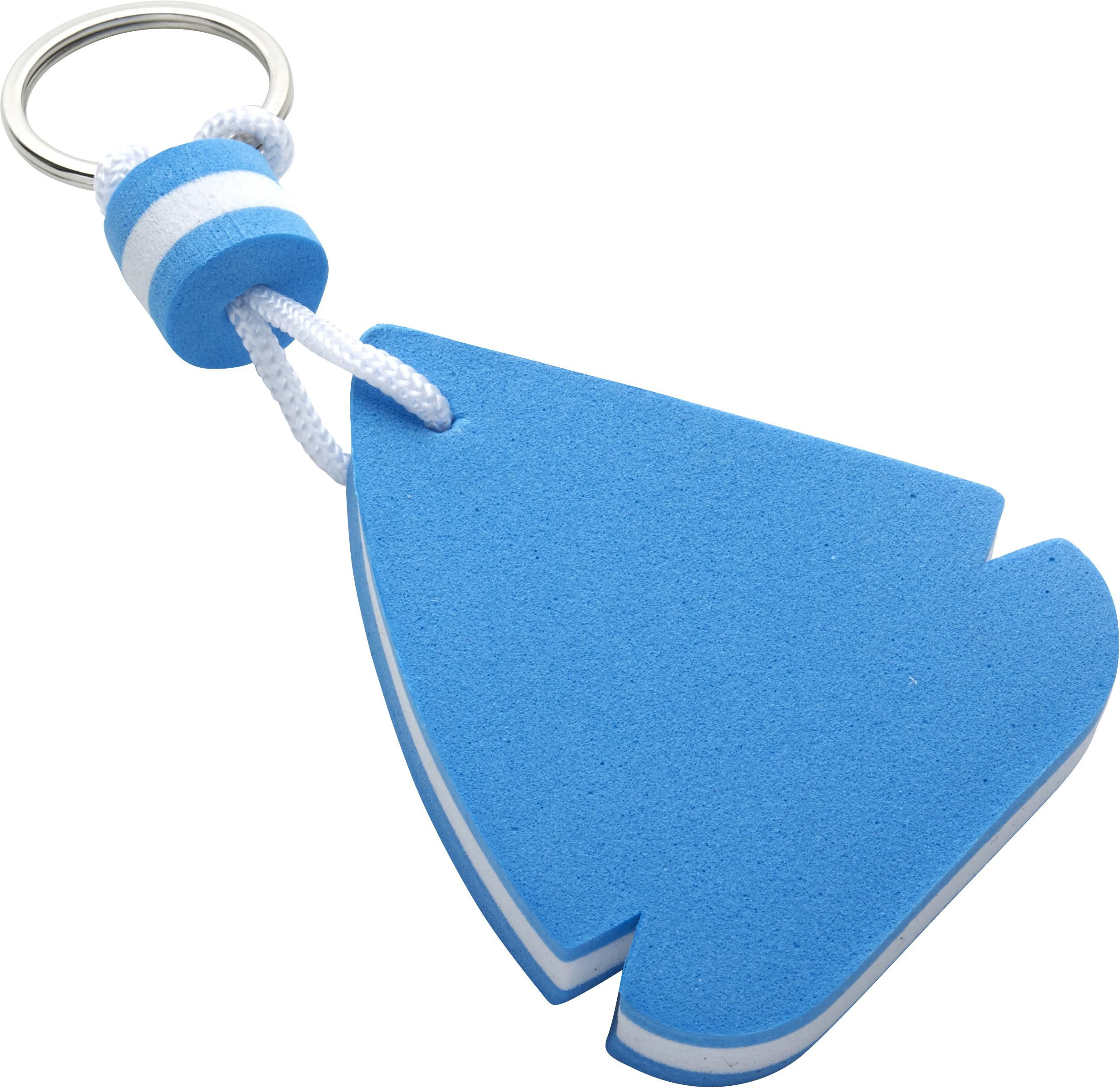 Sleutelhanger Cyrus | Drijvend blauw/wit