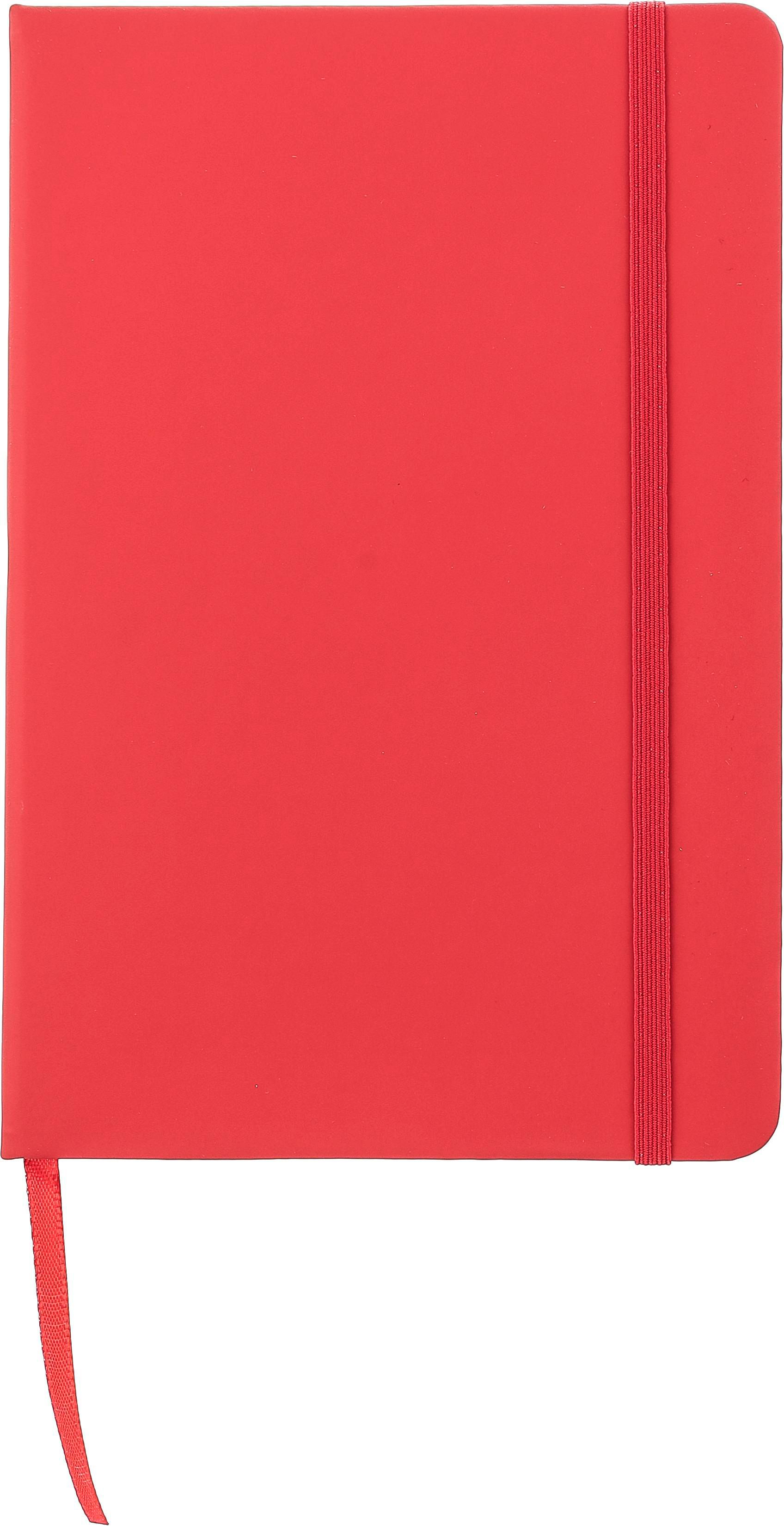 Notitieboek Bradley | A5 | Geruit rood