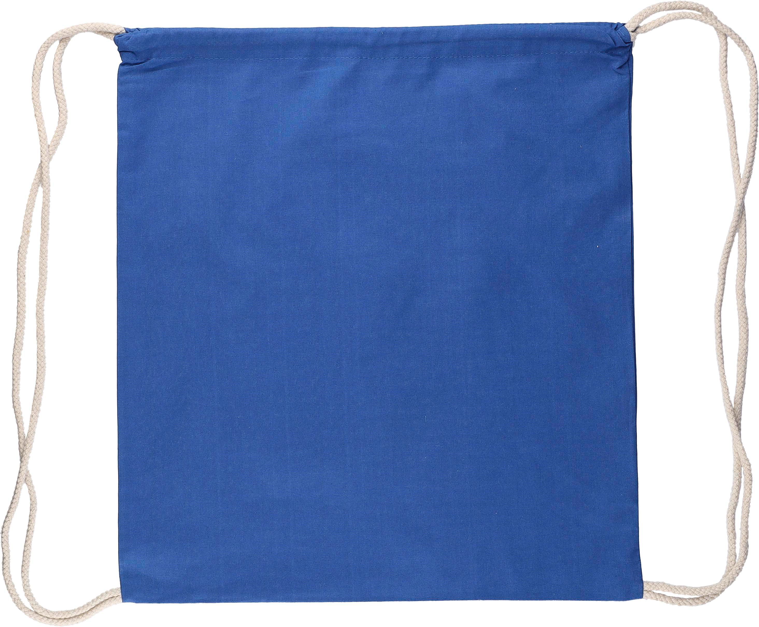Rugzakje met trekkoord Bridget | Katoen | OEKO-TEX | 7 l blauw