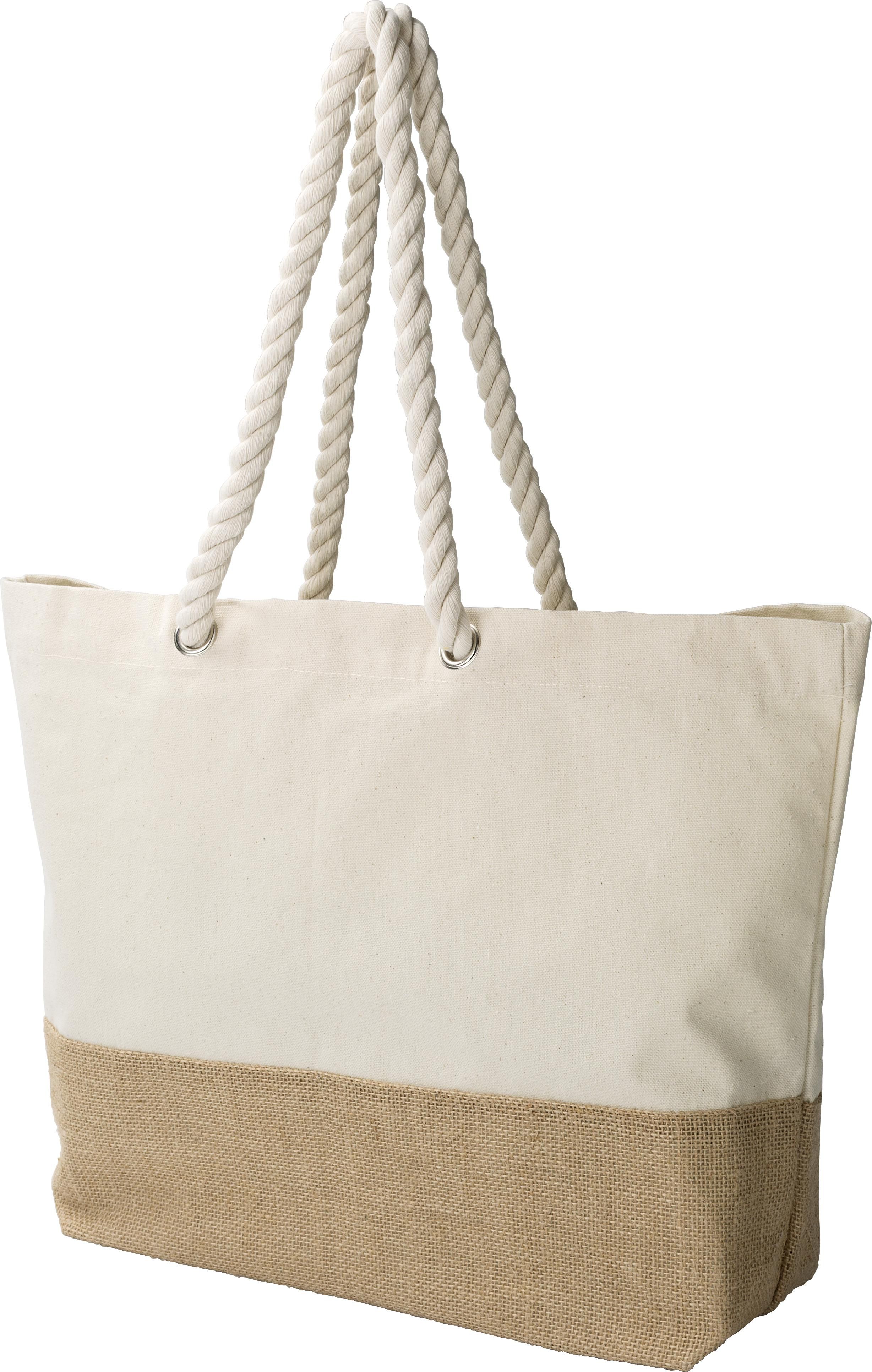 Boodschappentas Diego | Katoen 280 g/m² | Jute bodem