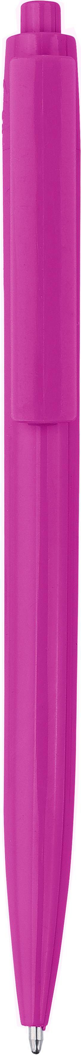 Balpen Gerald | Grote clip fuchsia, Zwartschrijvend