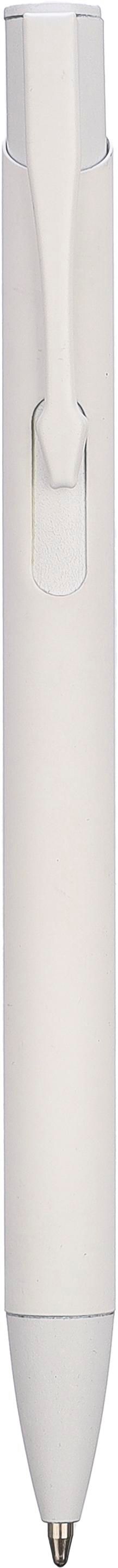 Balpen Gladys | Rubberfinish wit, Blauwschrijvend