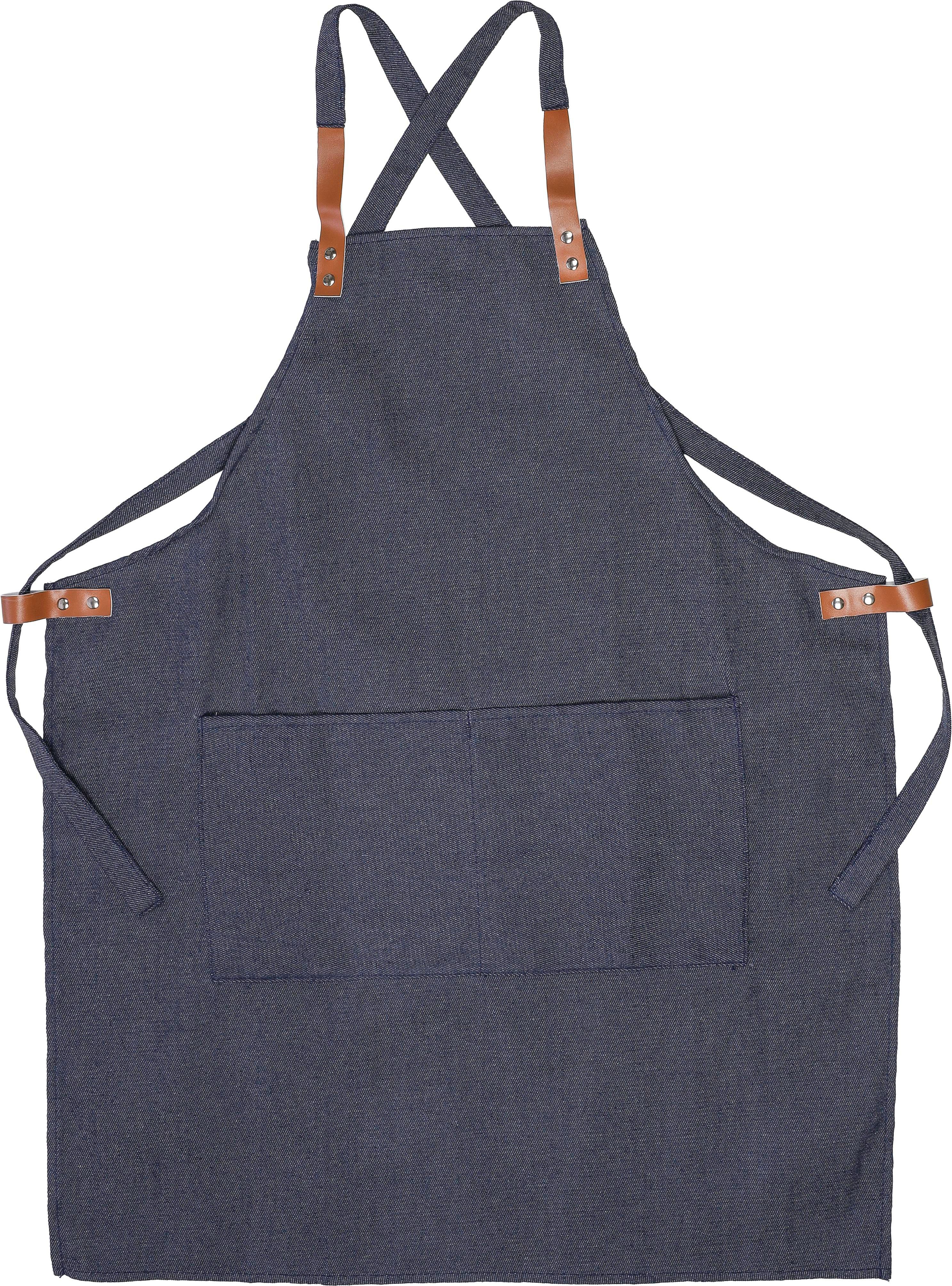 Schort Greg | Denim blauw