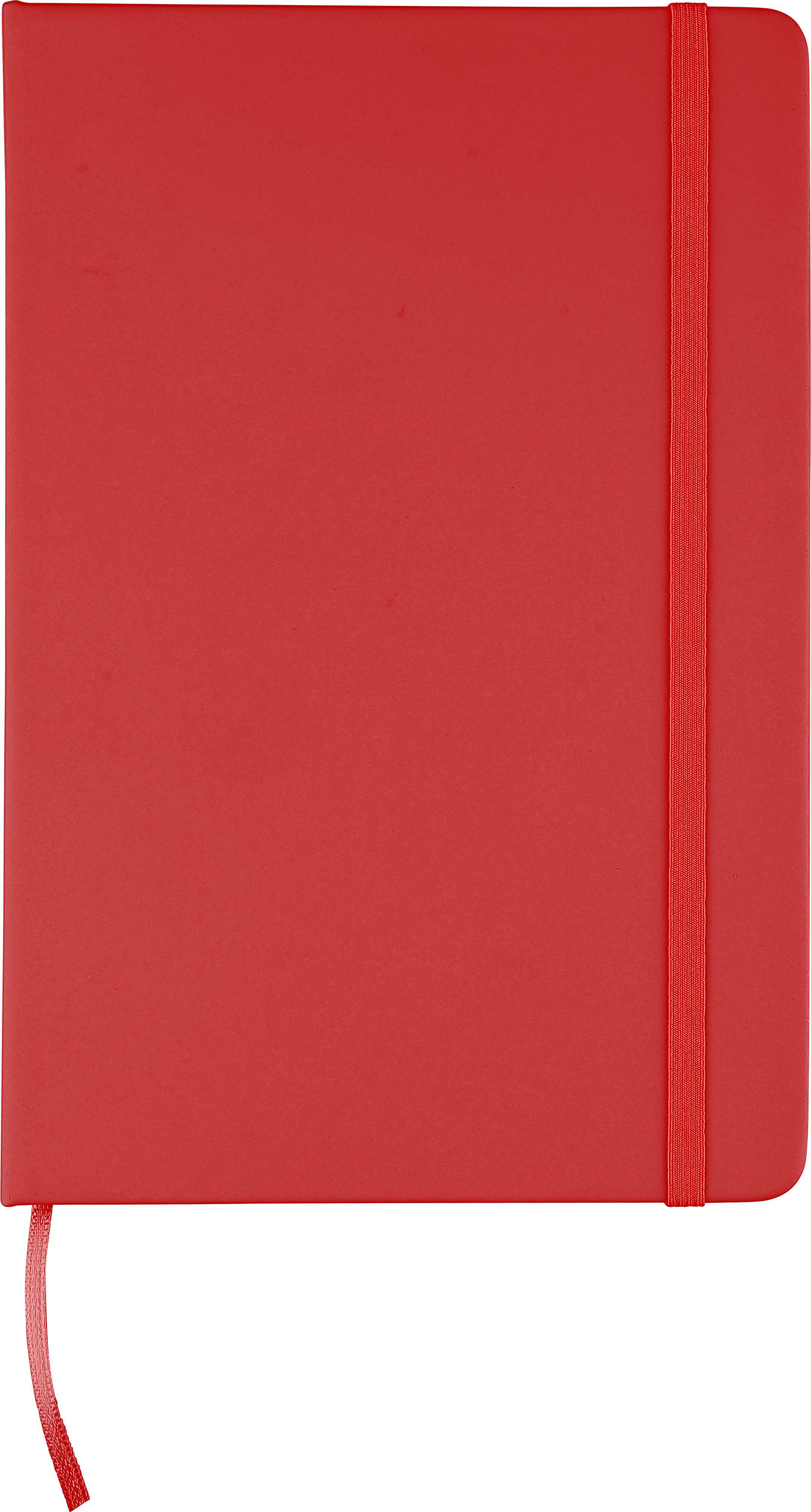 Notitieboek Eva | A5 | Gelinieerd rood