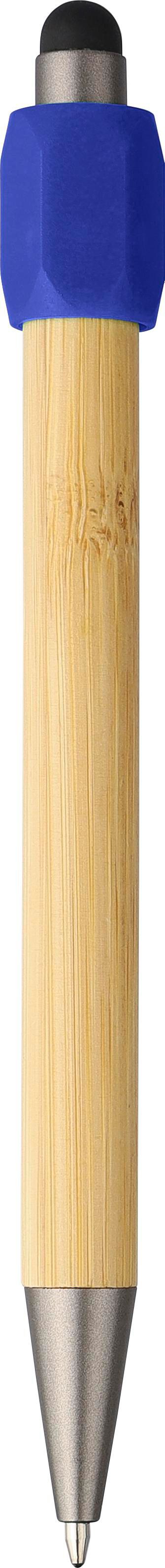 Balpen Fenn | Bamboe | Spinner kobaltblauw, Blauwschrijvend