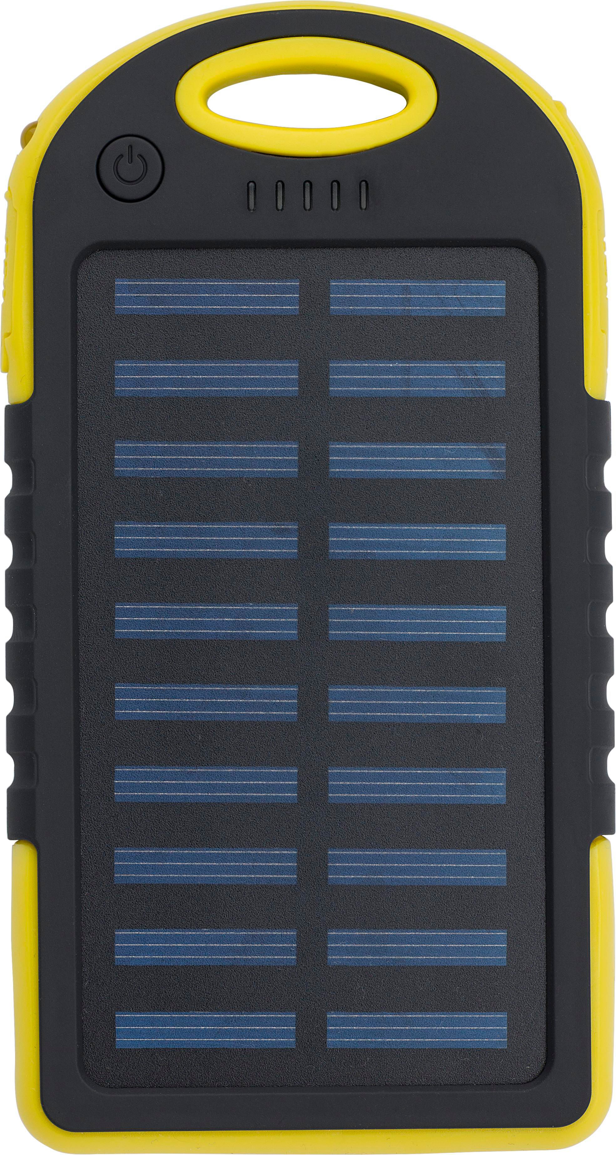 Powerbank Aurora | Solar | 4.000 mAh geel