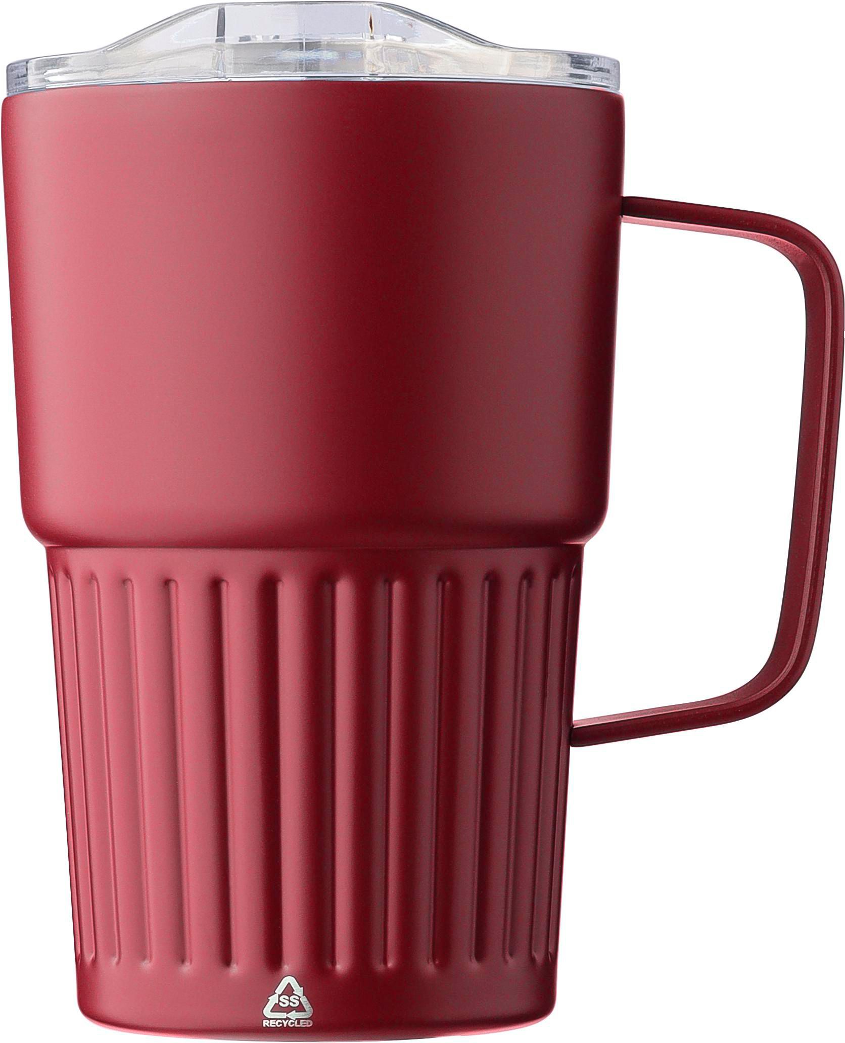 Drinkbeker Calo | Rvs | 450 ml bordeaux