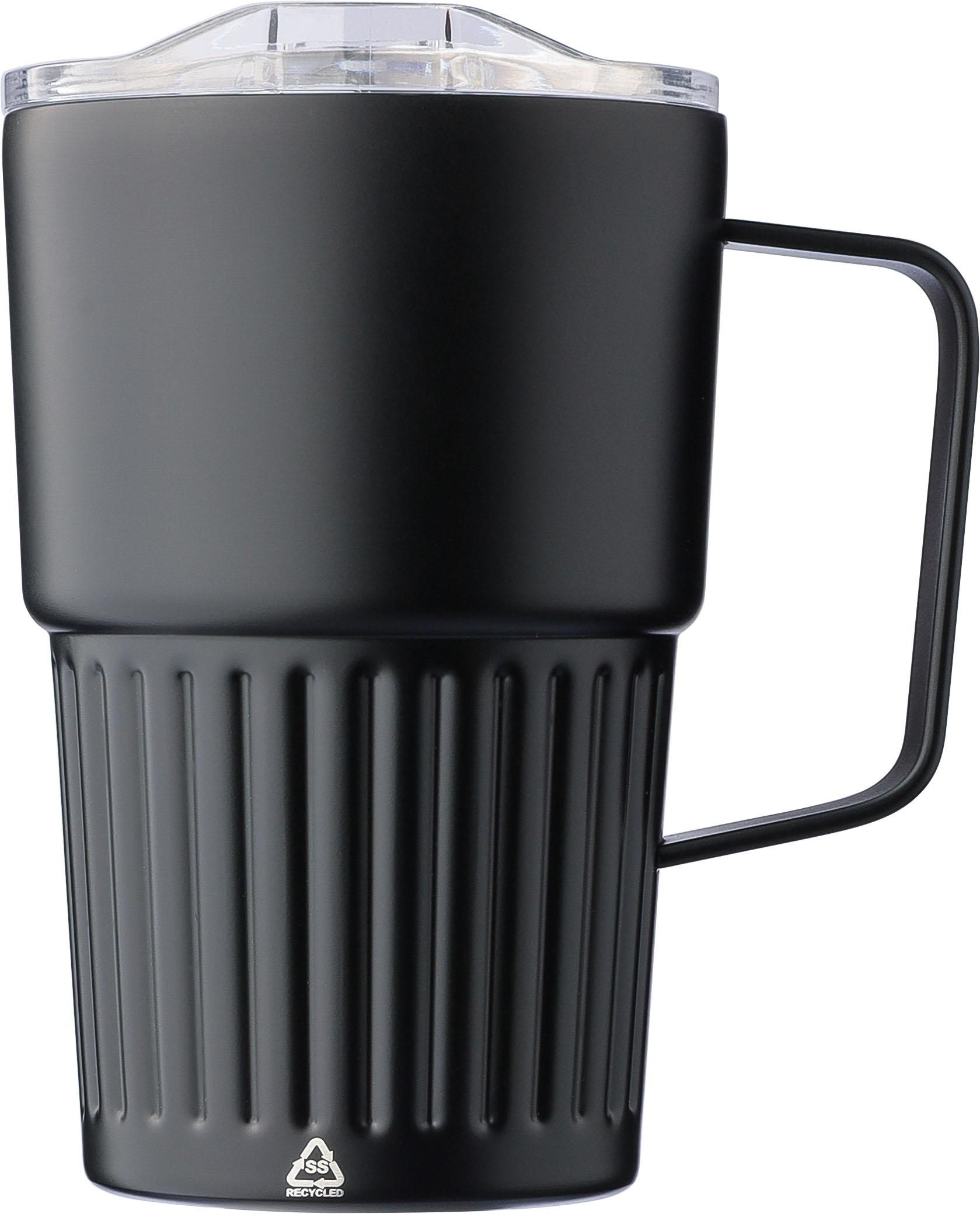 Drinkbeker Calo | Rvs | 450 ml zwart