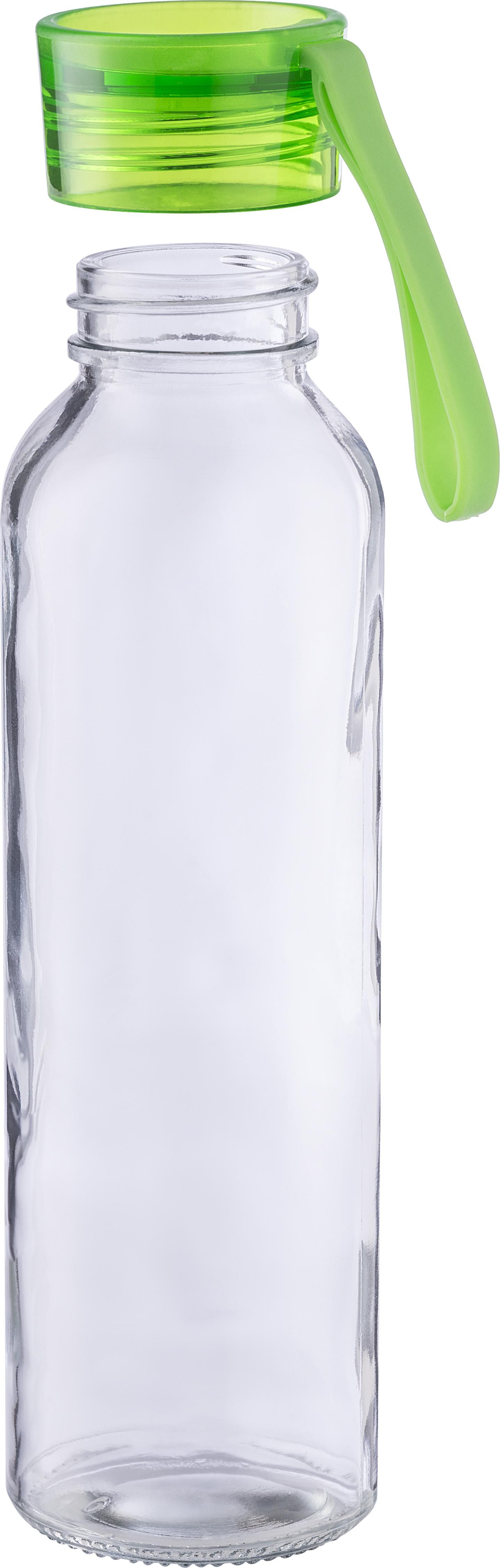 Drinkfles | Glas | Gekleurde dop | 500 ml thumbnail