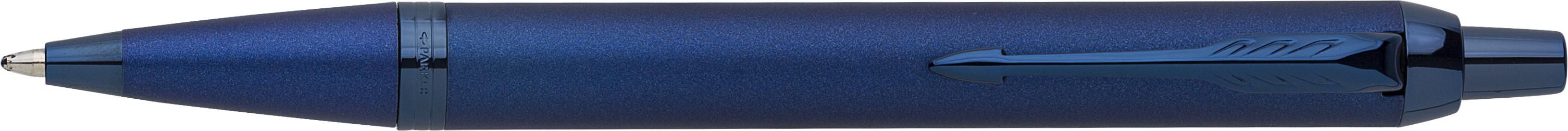 Parker IM Monochrome balpen | Metaal blauw, Blauwschrijvend