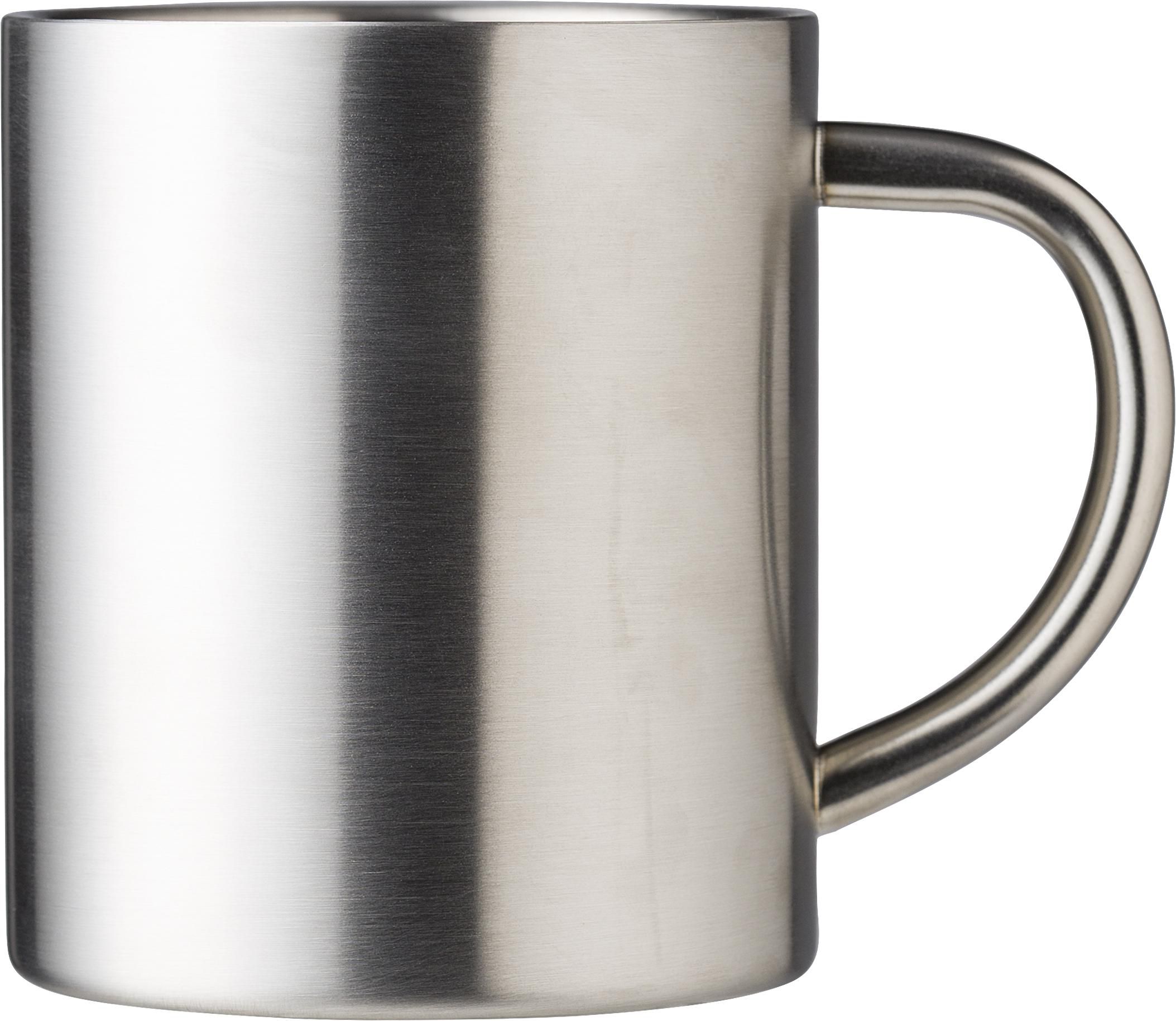Drinkbeker Braylen | Rvs | 250 ml | Dubbelwandig zilver
