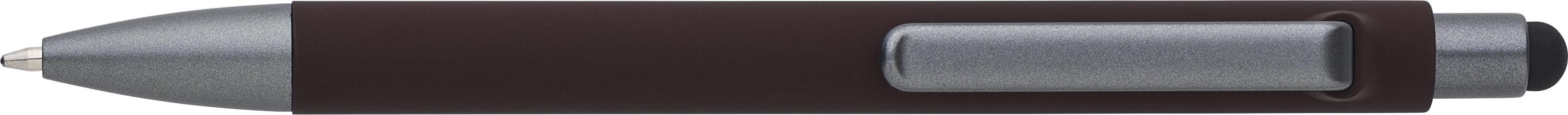 Balpen Louis | Stylus bruin, Blauwschrijvend