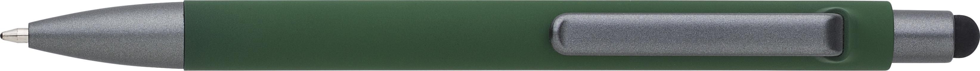 Balpen Louis | Stylus groen, Blauwschrijvend