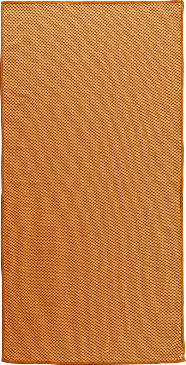 Nylon etui met sporthanddoek oranje