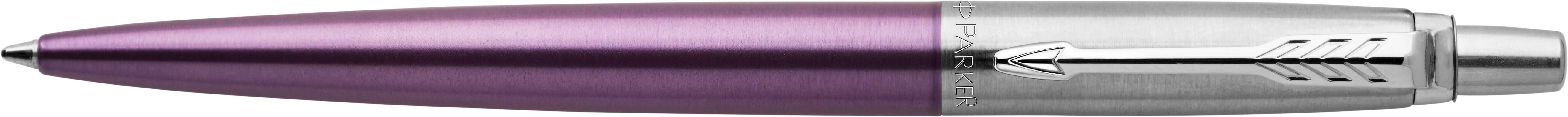 Parker Jotter Core balpen | Roestvrijstaal violet, Blauwschrijvend