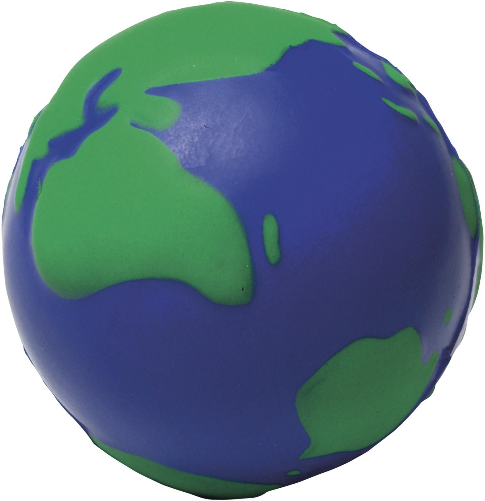 Stressbal Aila | Wereldbol blauw