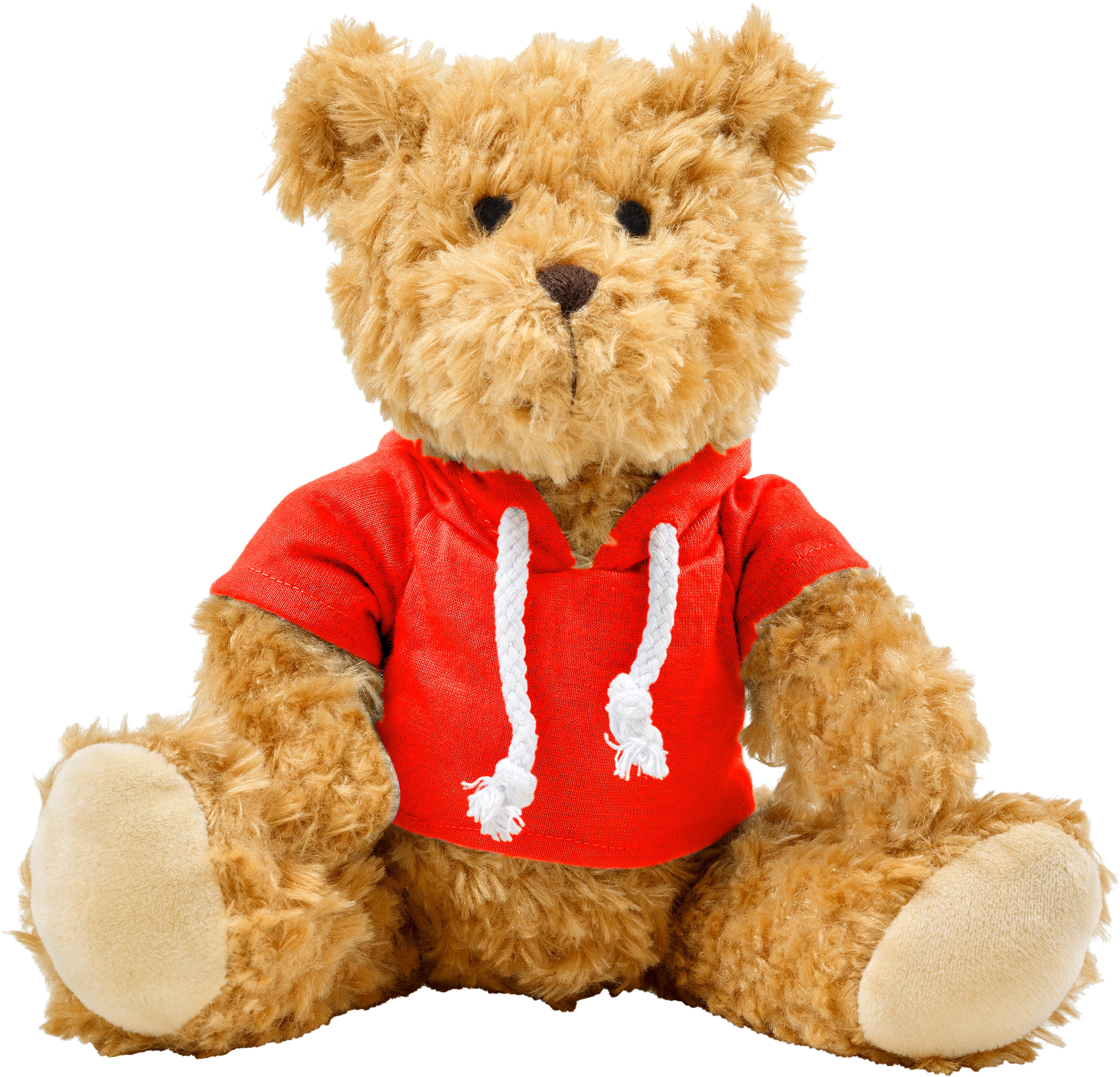 Teddybeer Monty rood