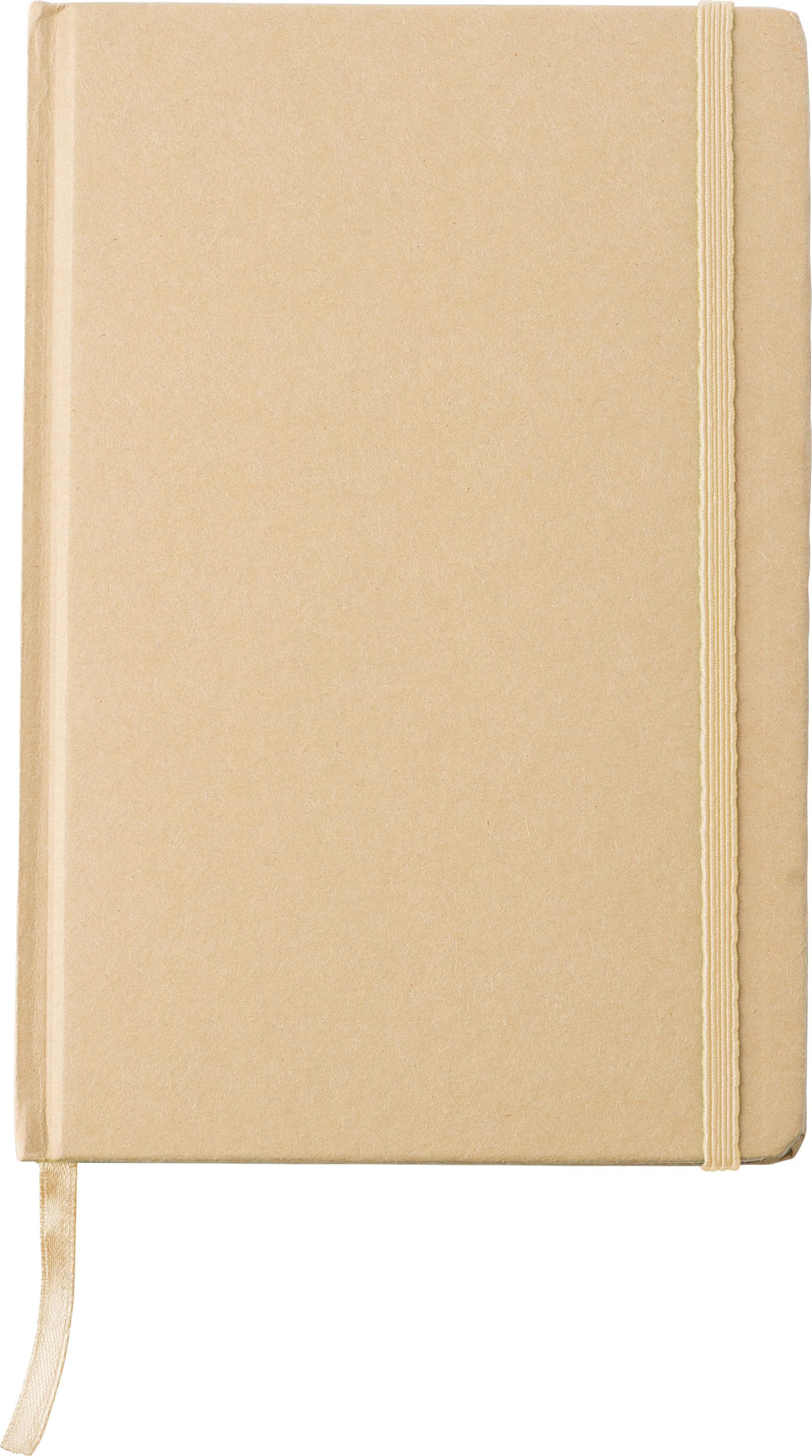 Notitieboek Gianni | A5 | Gelinieerd khaki (écru)