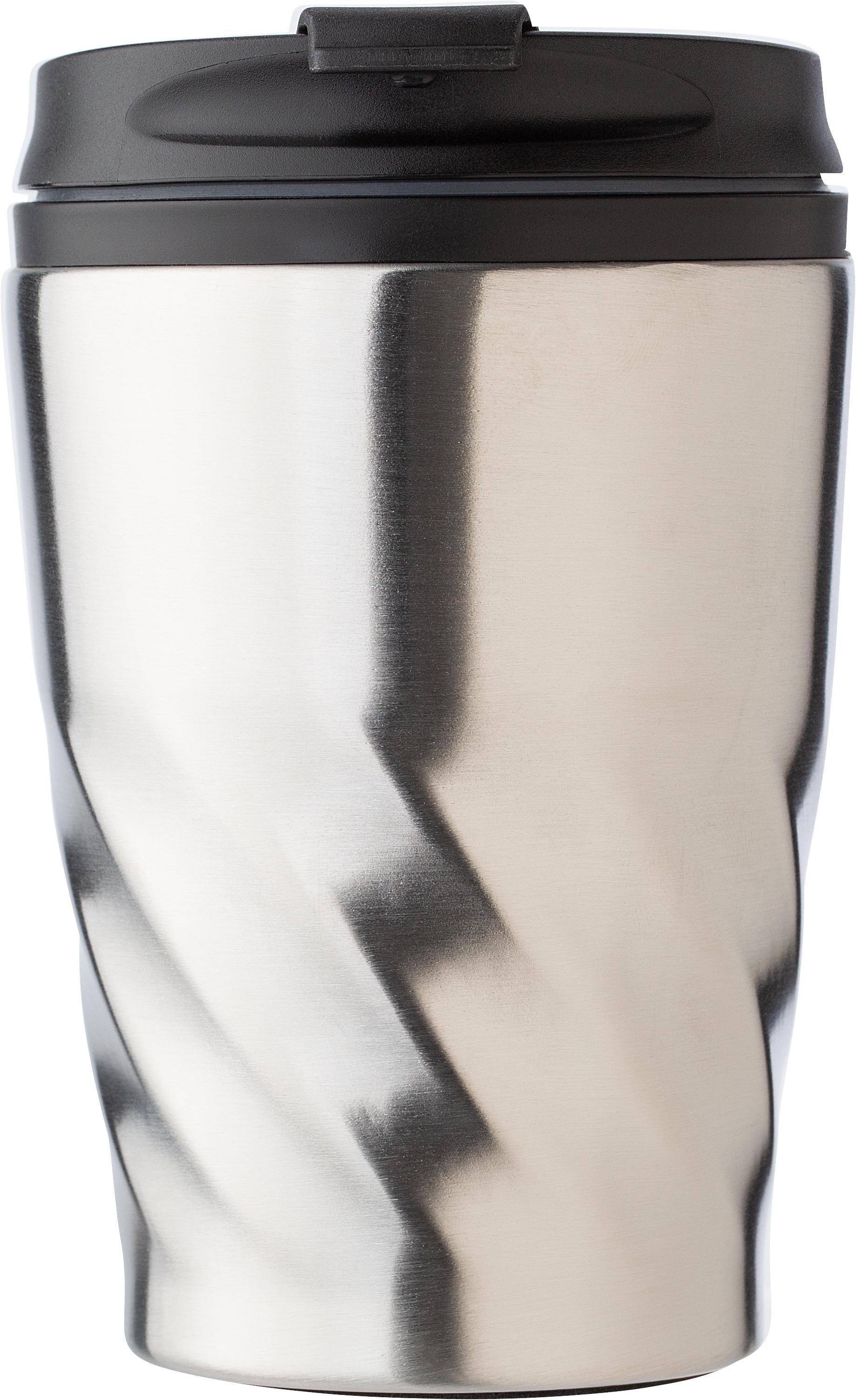 Dubbelwandige reisbeker Rida | 325 ml zilver