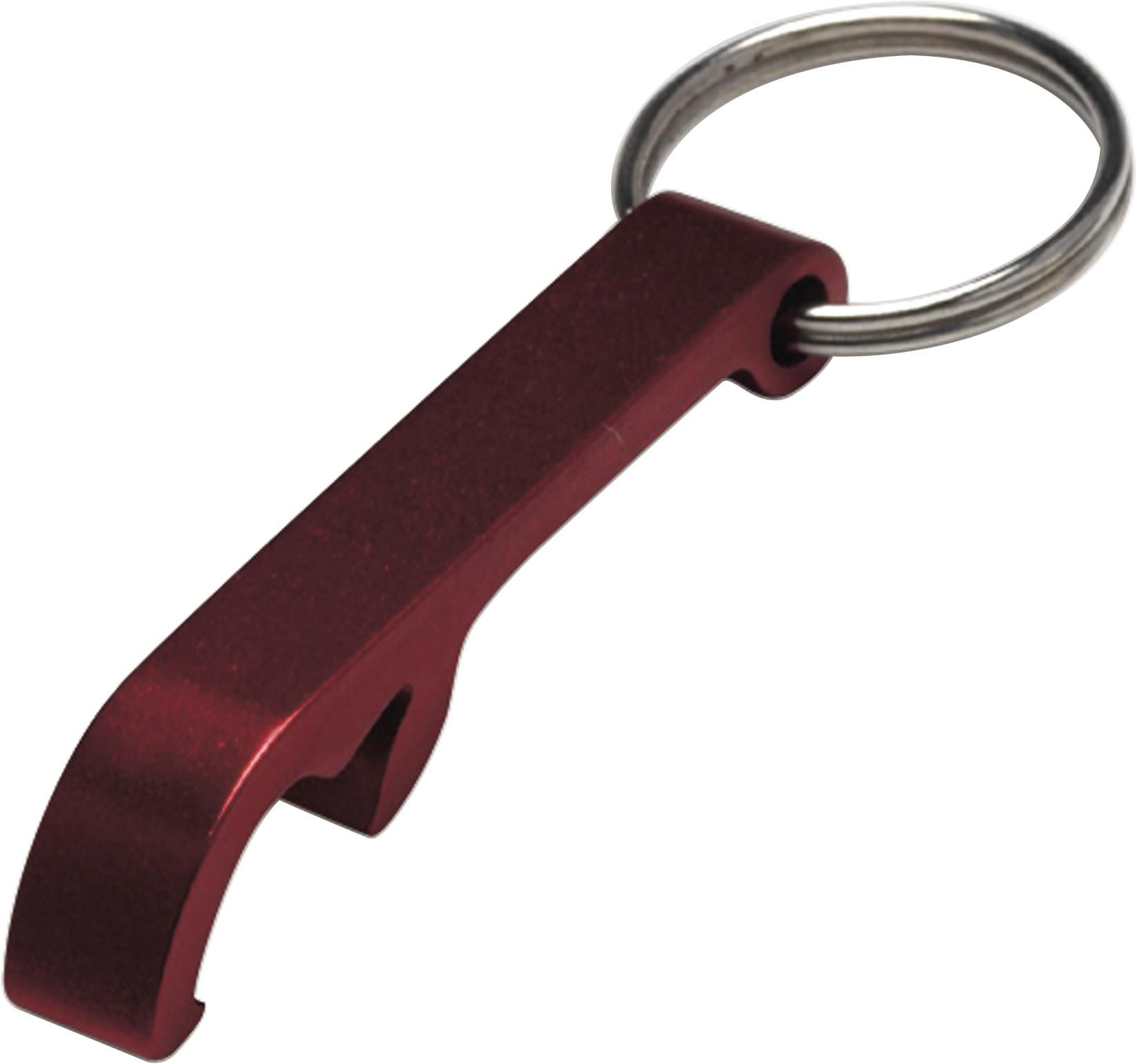 Sleutelhanger met flesopener Felix rood