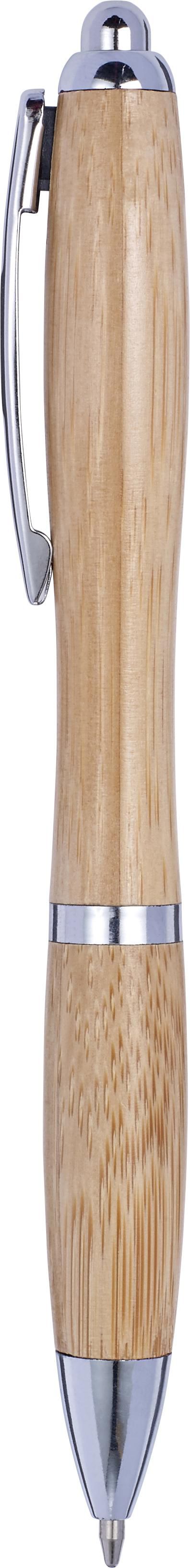 Balpen Carson | Bamboe | Zilverdetails