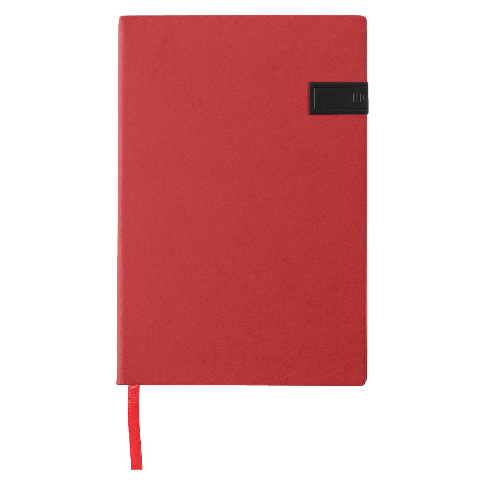 Notitieboek met USB-stick Lex | A5 | Gelijnd rood, 16 GB