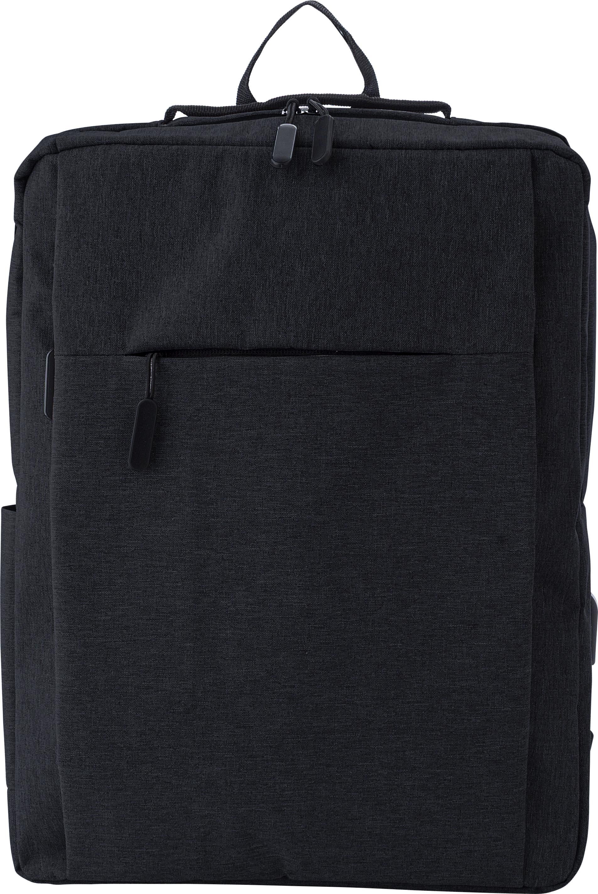 Laptoptas Carlito | 300D | 15 inch zwart