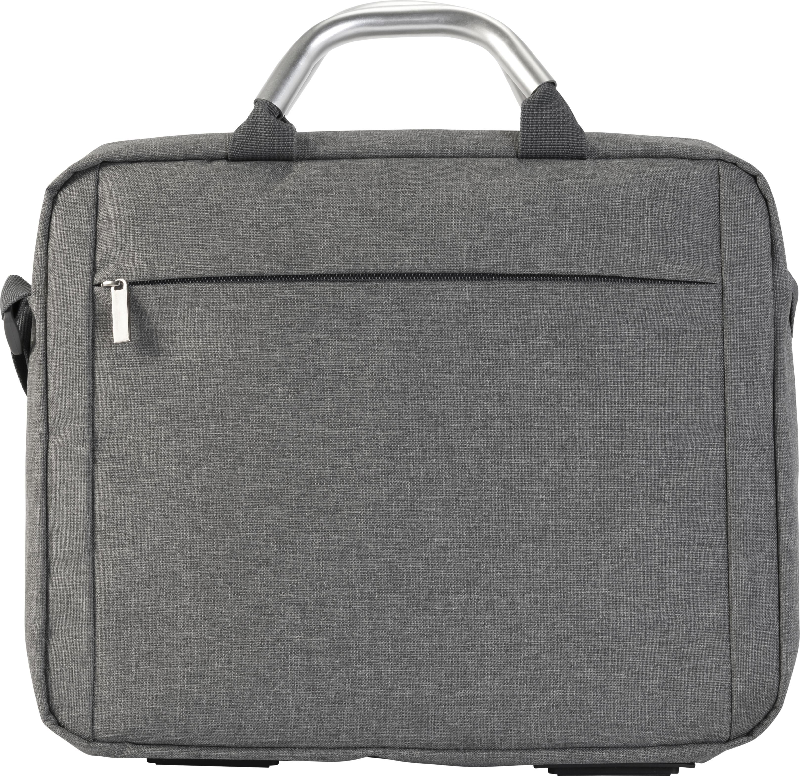 Polycanvas (600D) laptoptas Anya grijs