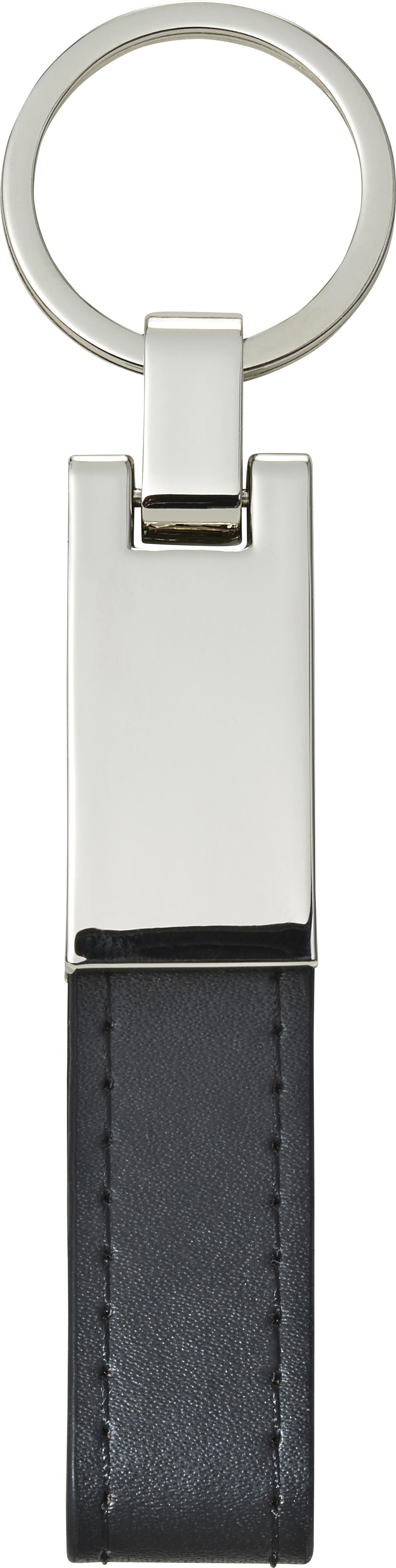Sleutelhanger Keon | Staal en synthetisch leer