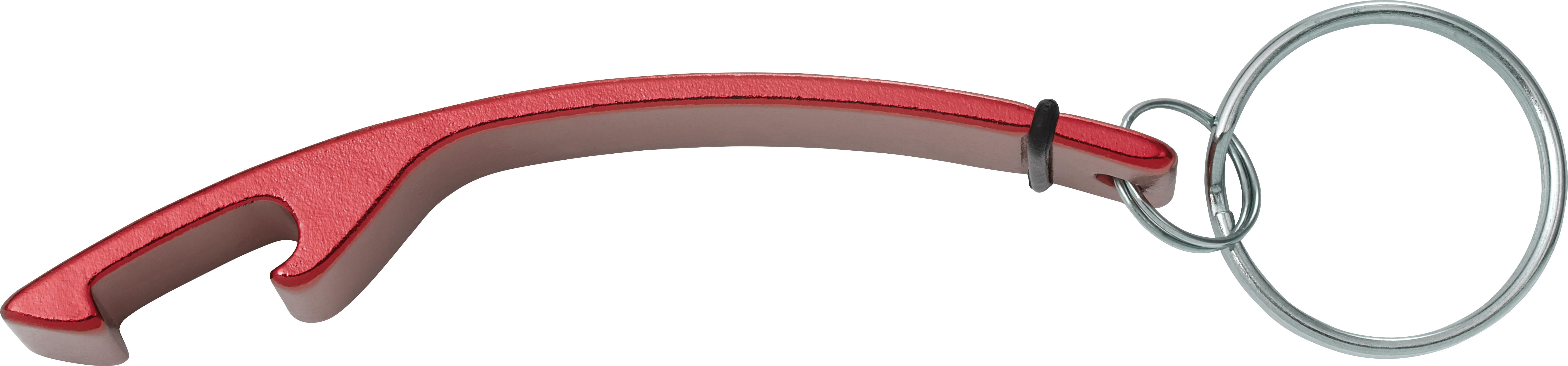 Aluminium 2-in-1 sleutelhouder Amani rood