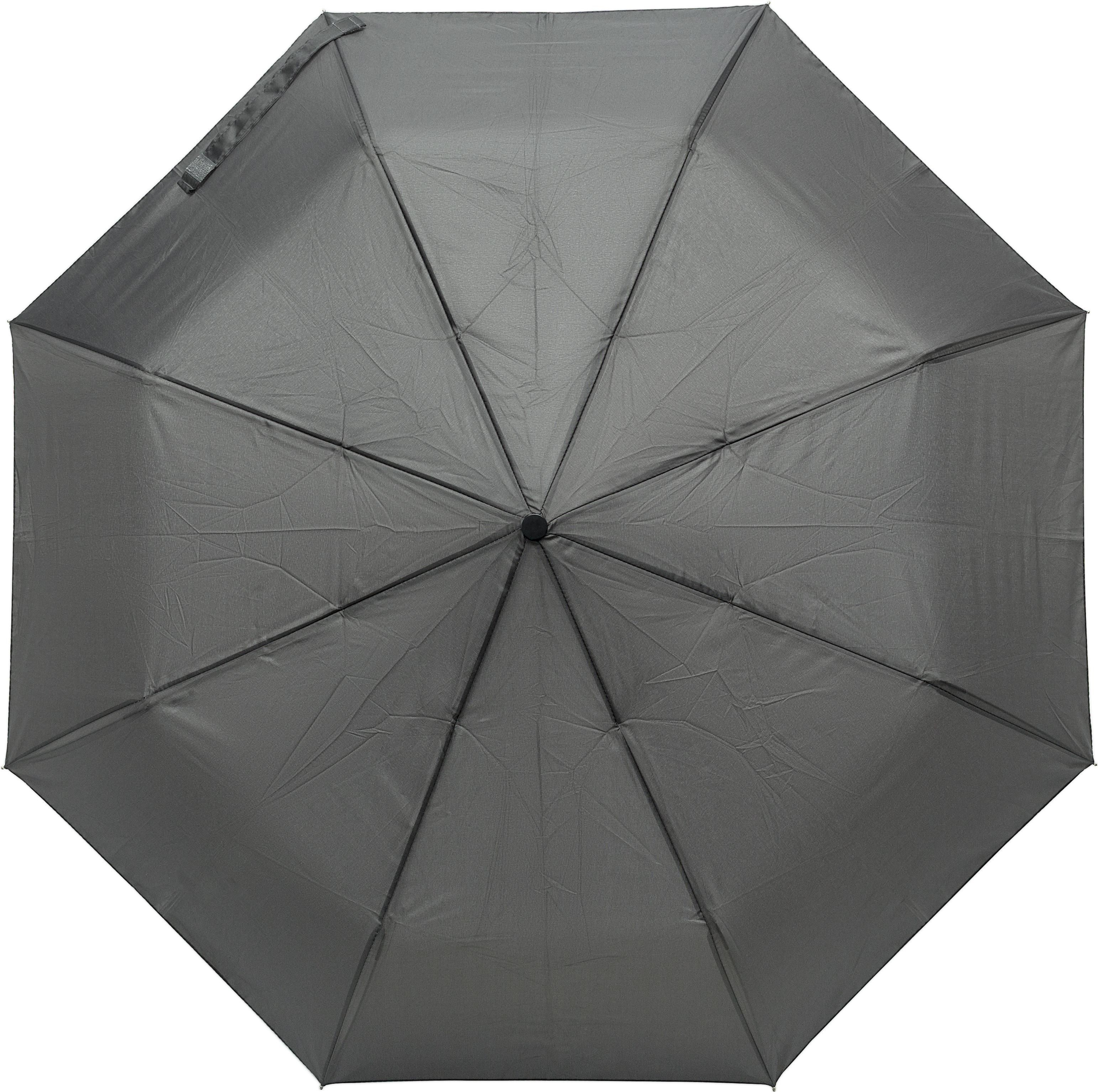 Paraplu Conrad | Pongé | Opvouwbaar | 21 inch zwart